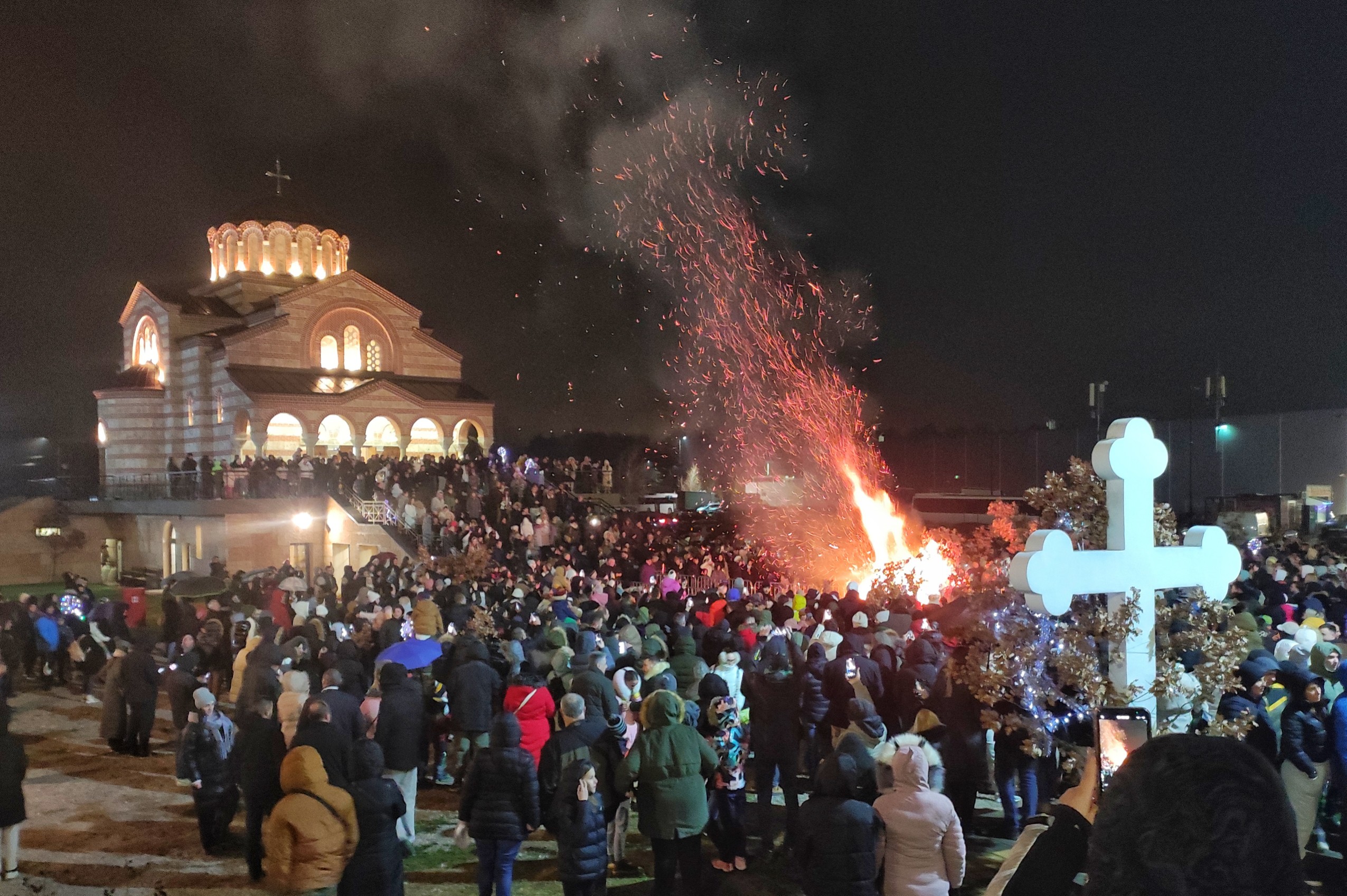 Храм Свети Василије Острошки у Нишу, 06. 01. 2025.
