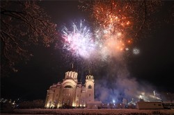 felix 
 Christmas Eve celebration in Valjevo. Christ was born!