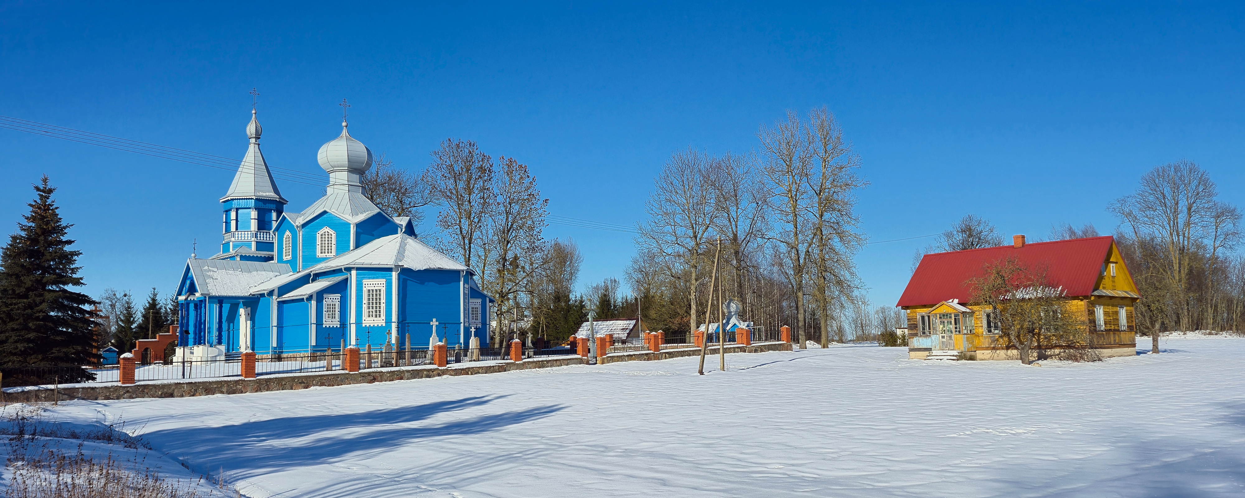 The Orthodox church in Pasynki