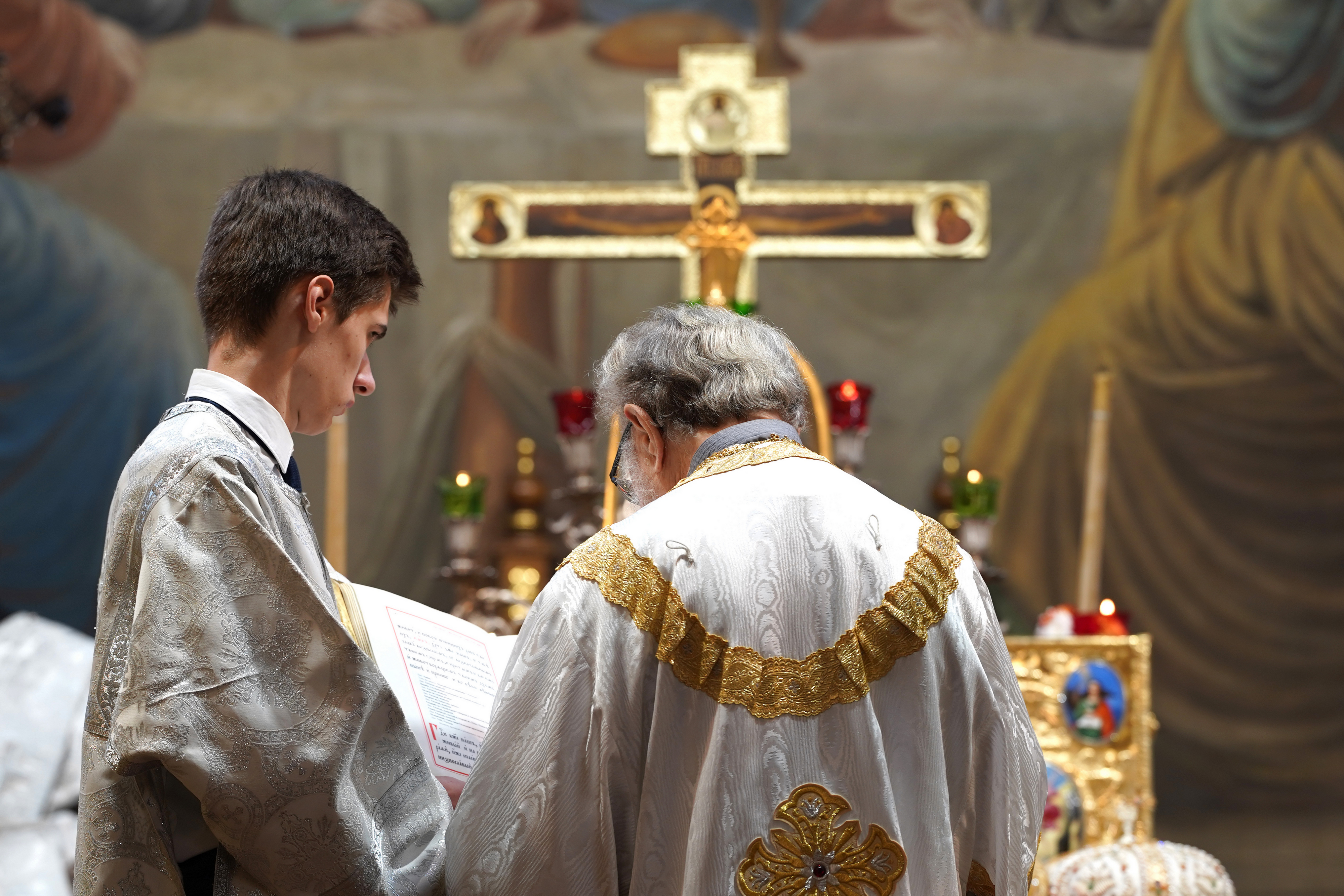 St. Sava of Serbia feast in St. Mary Magdalene Metropolitan Cathedral in Warsaw