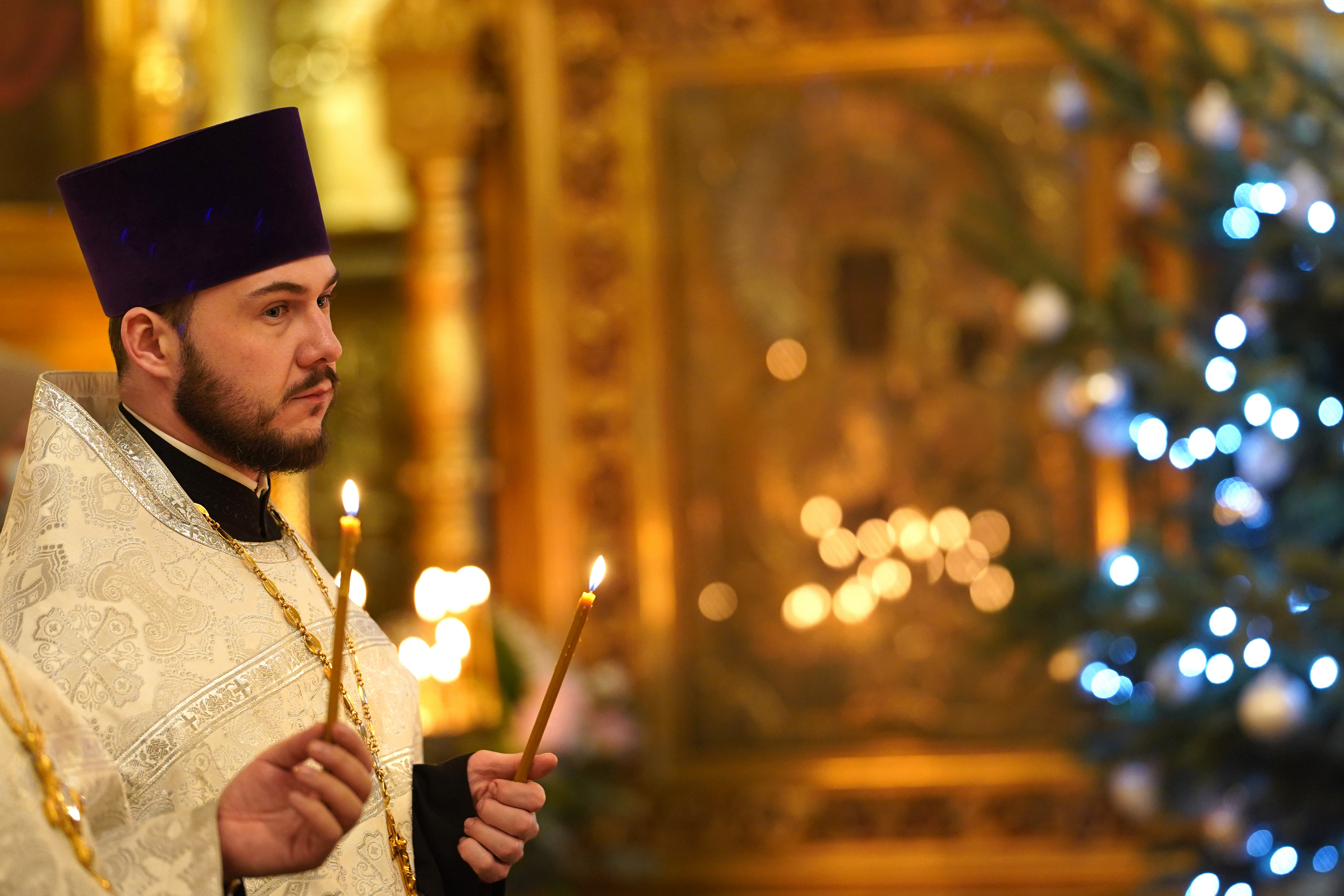 St. Sava of Serbia feast in St. Mary Magdalene Metropolitan Cathedral in Warsaw 