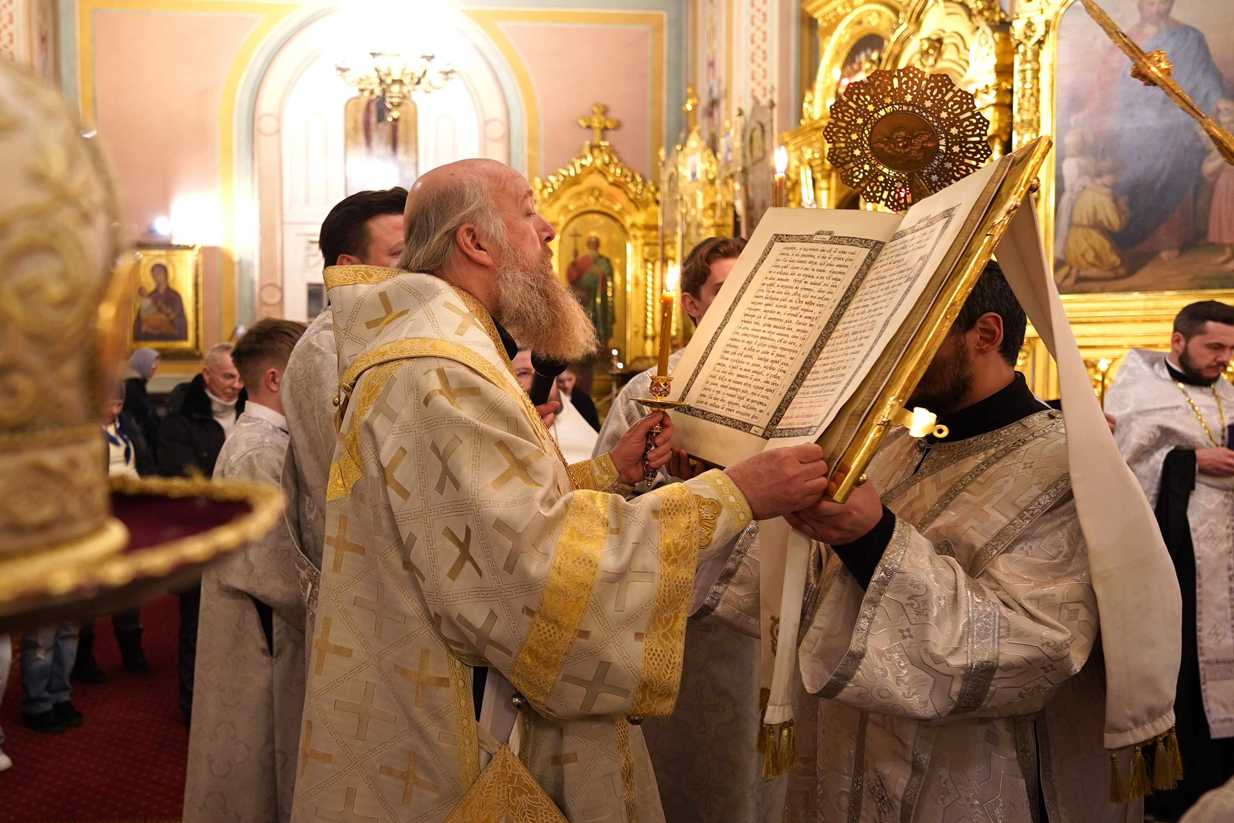 St. Sava of Serbia feast in St. Mary Magdalene Metropolitan Cathedral in Warsaw 
