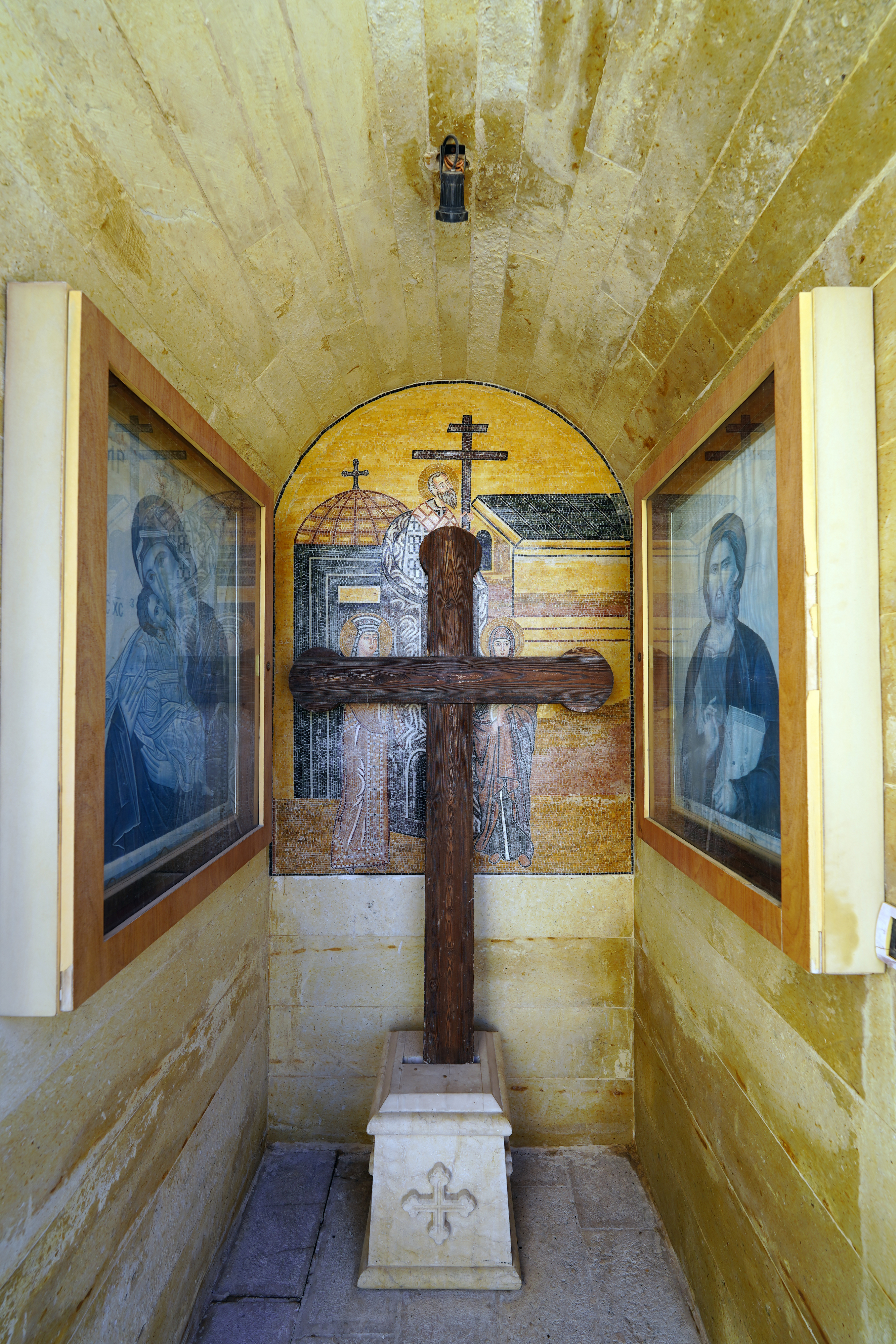 The small chapel close to the Meeting of the Lord Cathedral in Amman