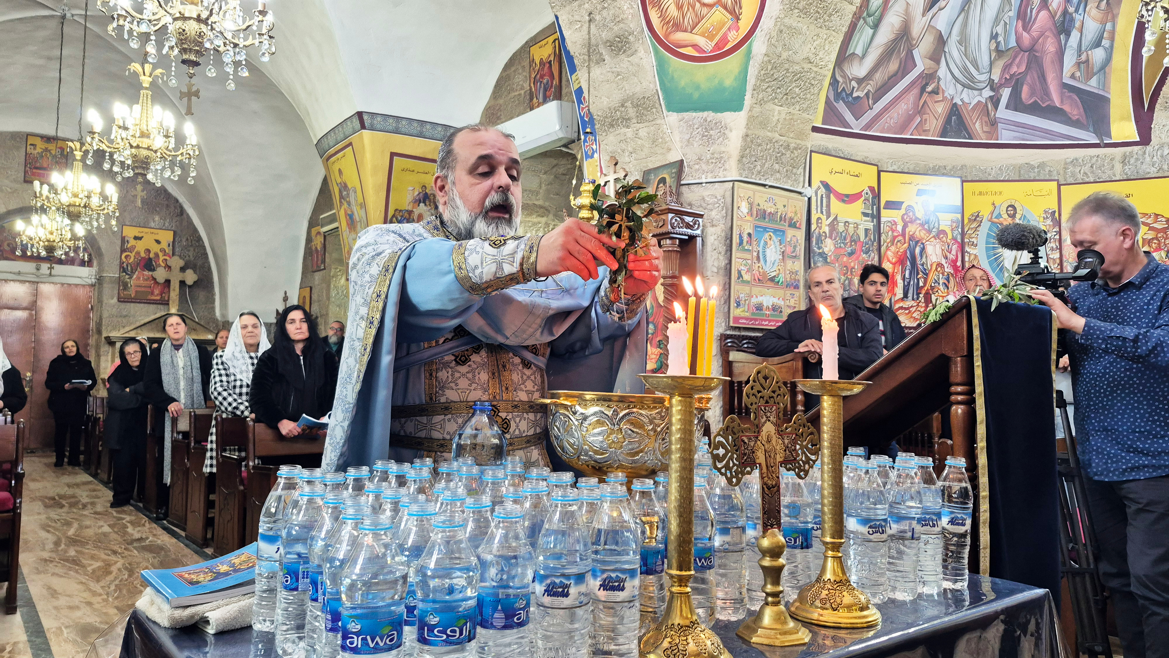 Epiphany in St. George Orthodox church in Andżara
