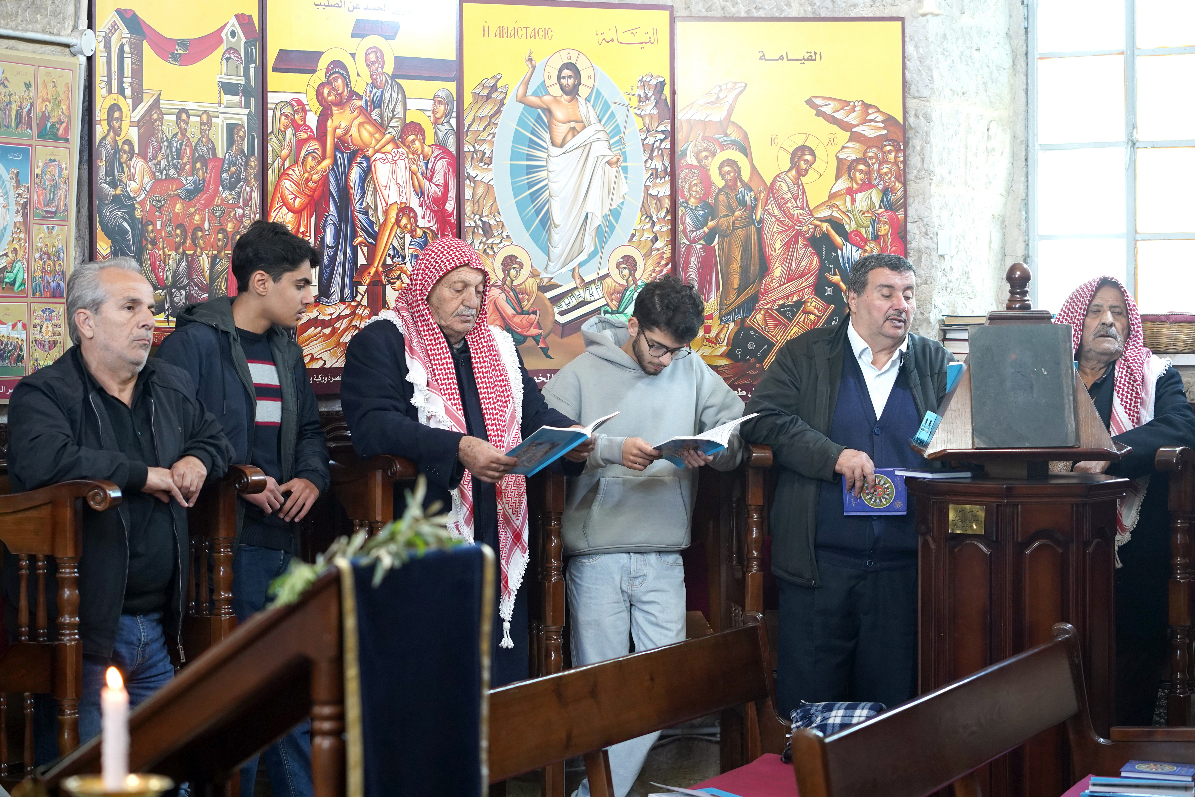 Epiphany in St. George Orthodox church in Andżara