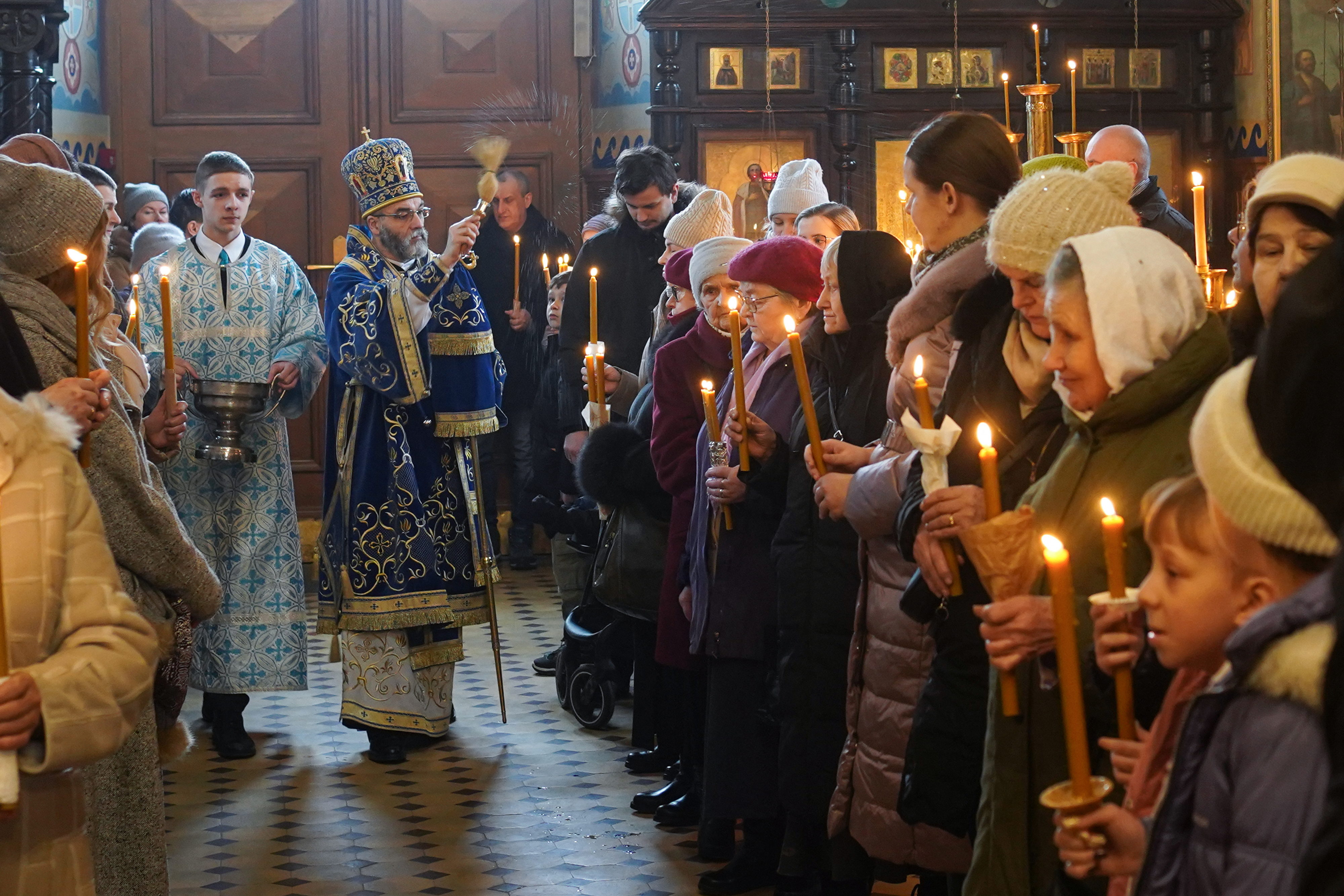 The Meeting of the Lord feast in St. Nicholas Cathedral in Białystok