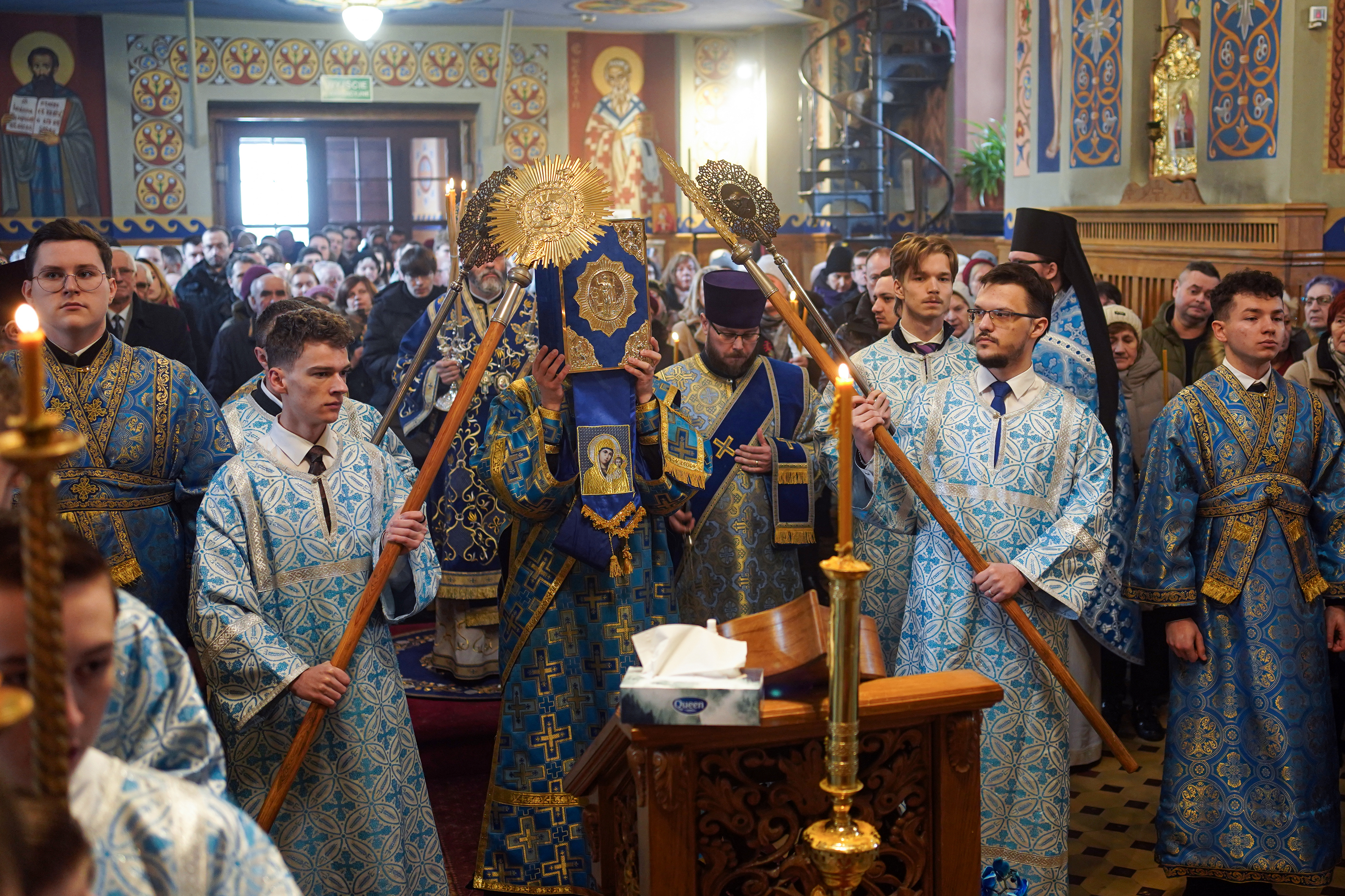 The Meeting of the Lord feast in St. Nicholas Cathedral in Białystok