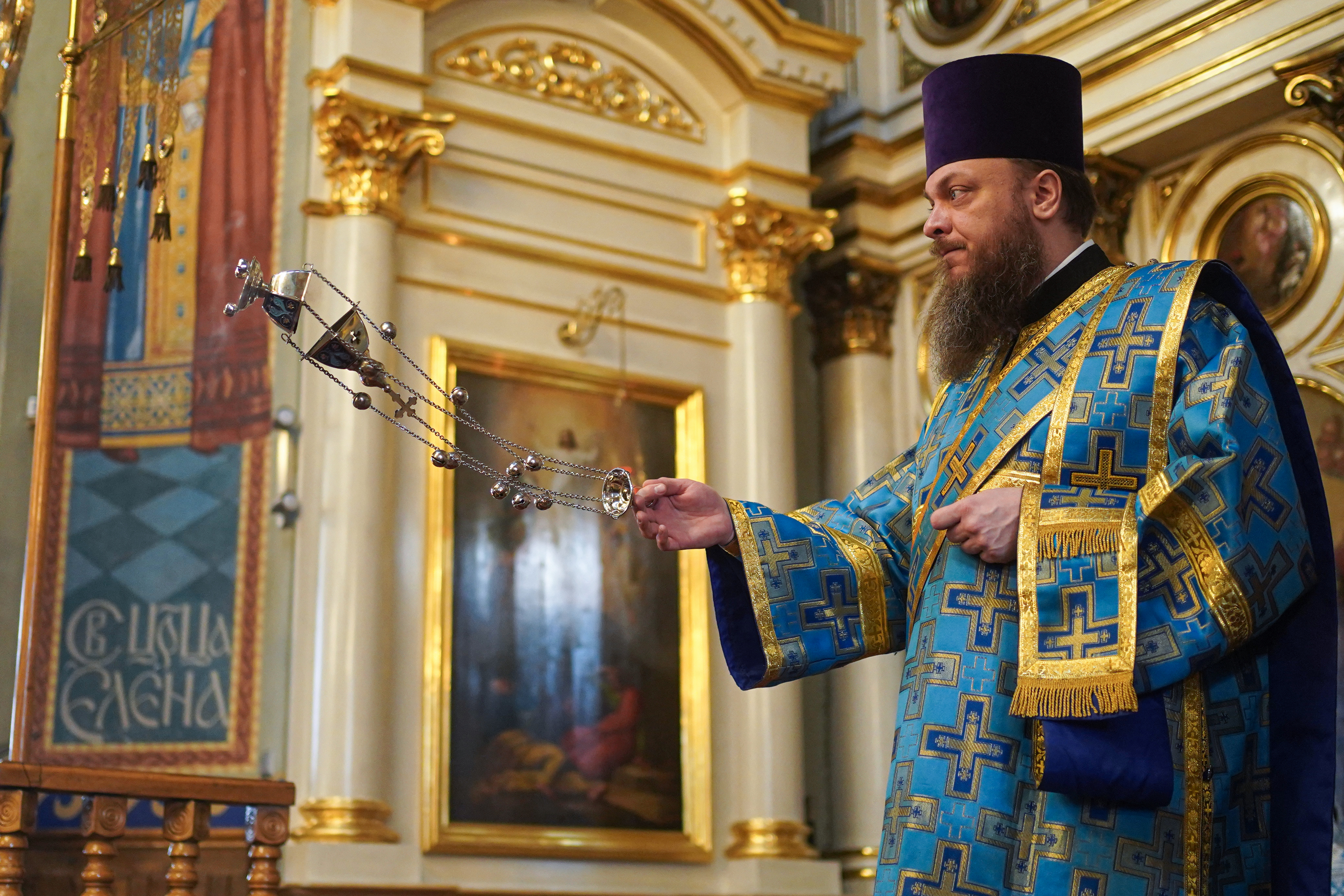 The Meeting of the Lord feast in St. Nicholas Cathedral in Białystok