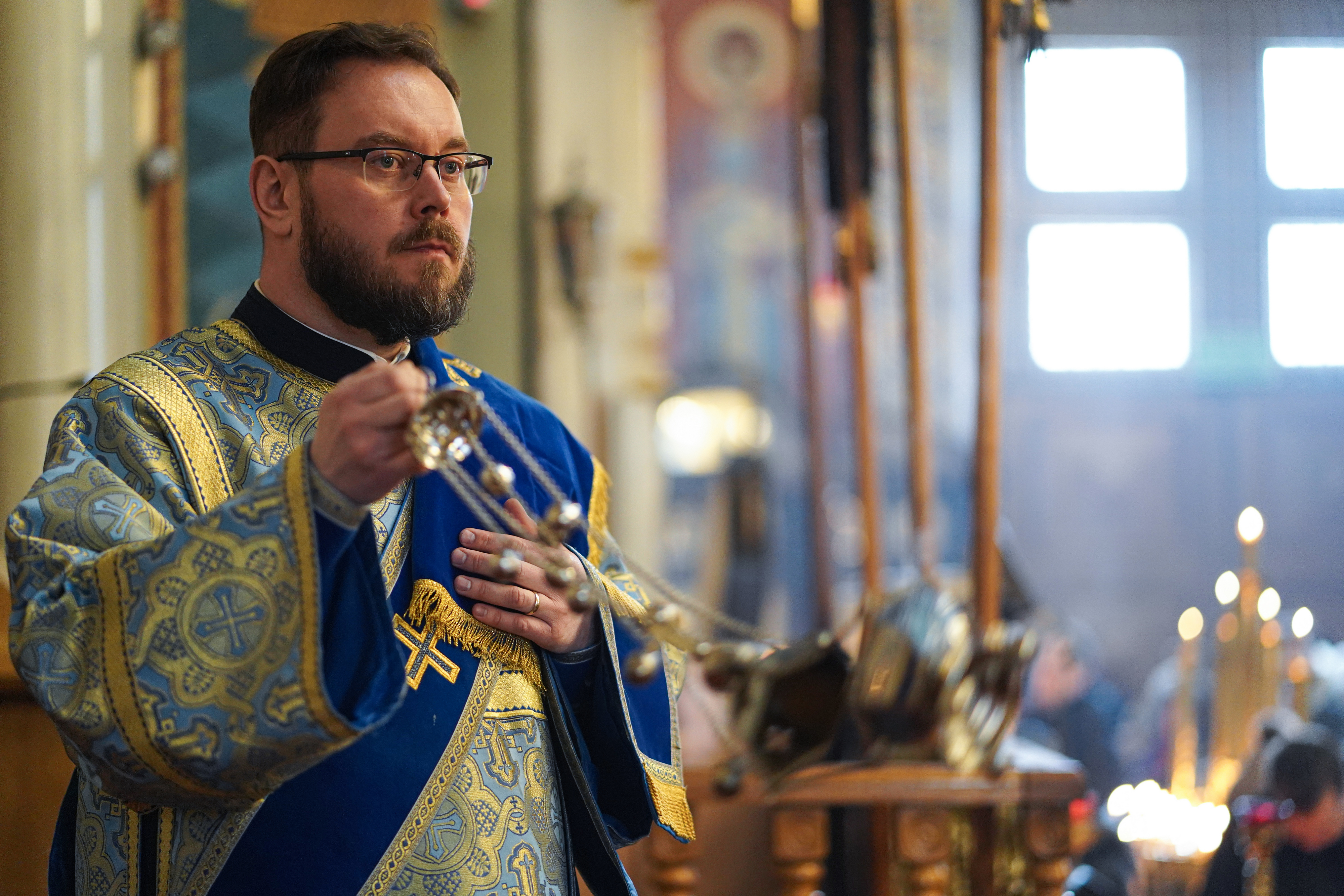 The Meeting of the Lord feast in St. Nicholas Cathedral in Białystok