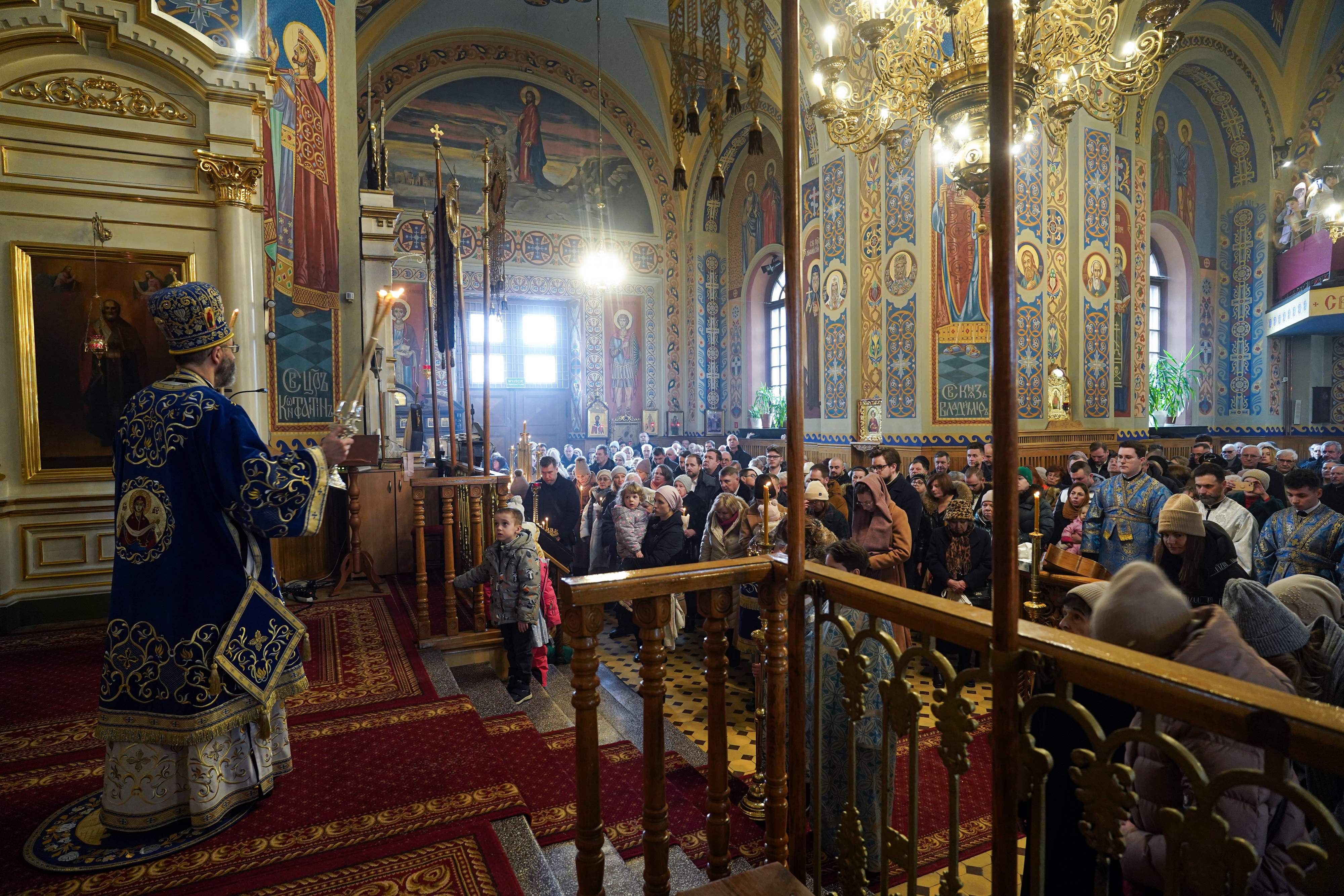 The Meeting of the Lord feast in St. Nicholas Cathedral in Białystok