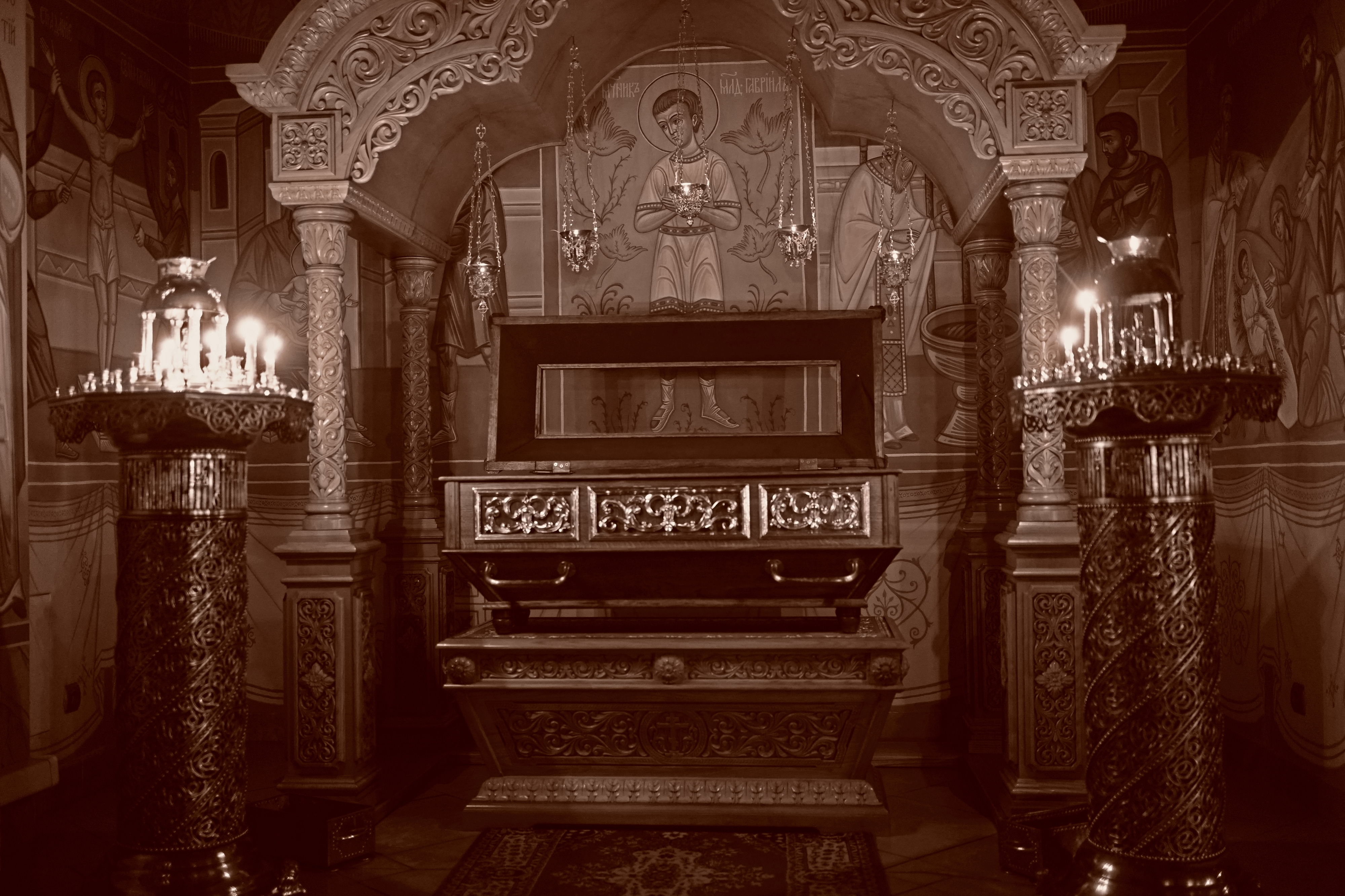 St. Martyr Gabriel reliquary in Zwierki Convent