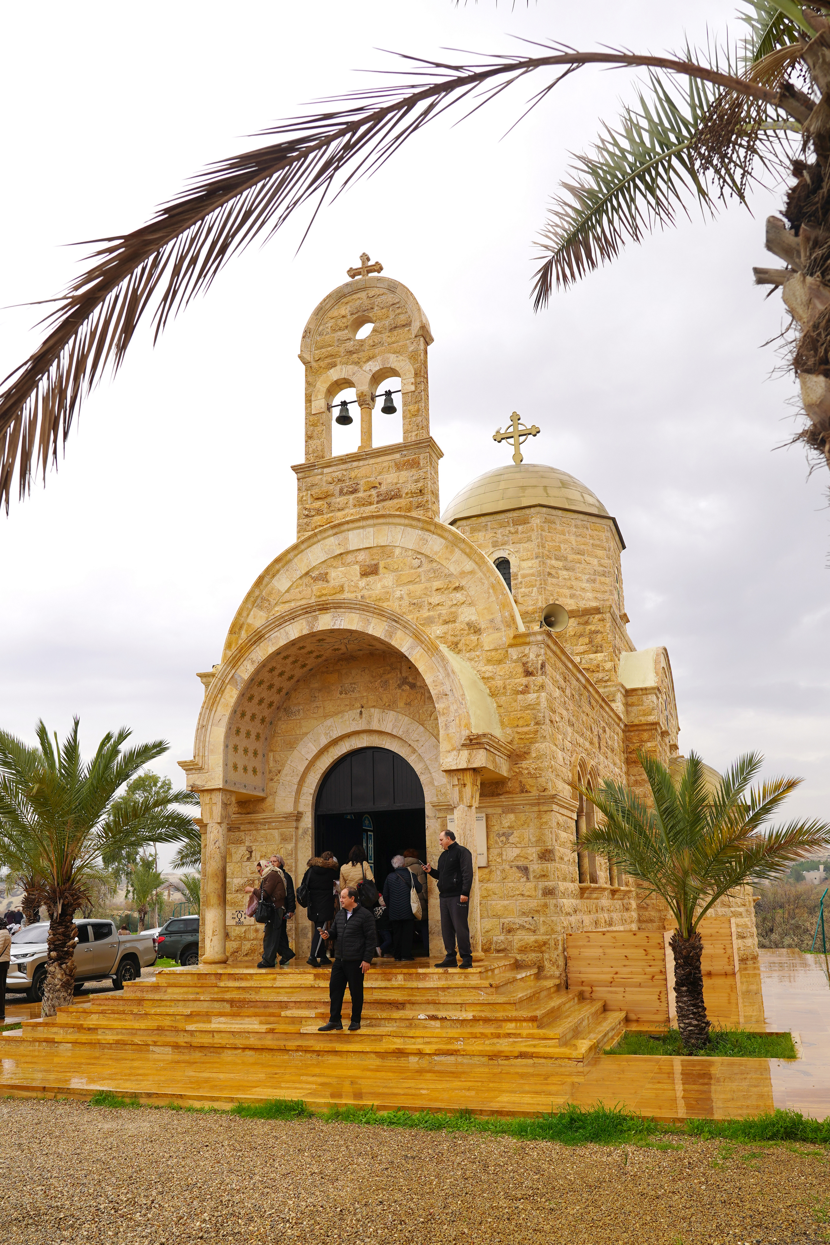 The Orthodox church close to baptism place of Jesus Christ