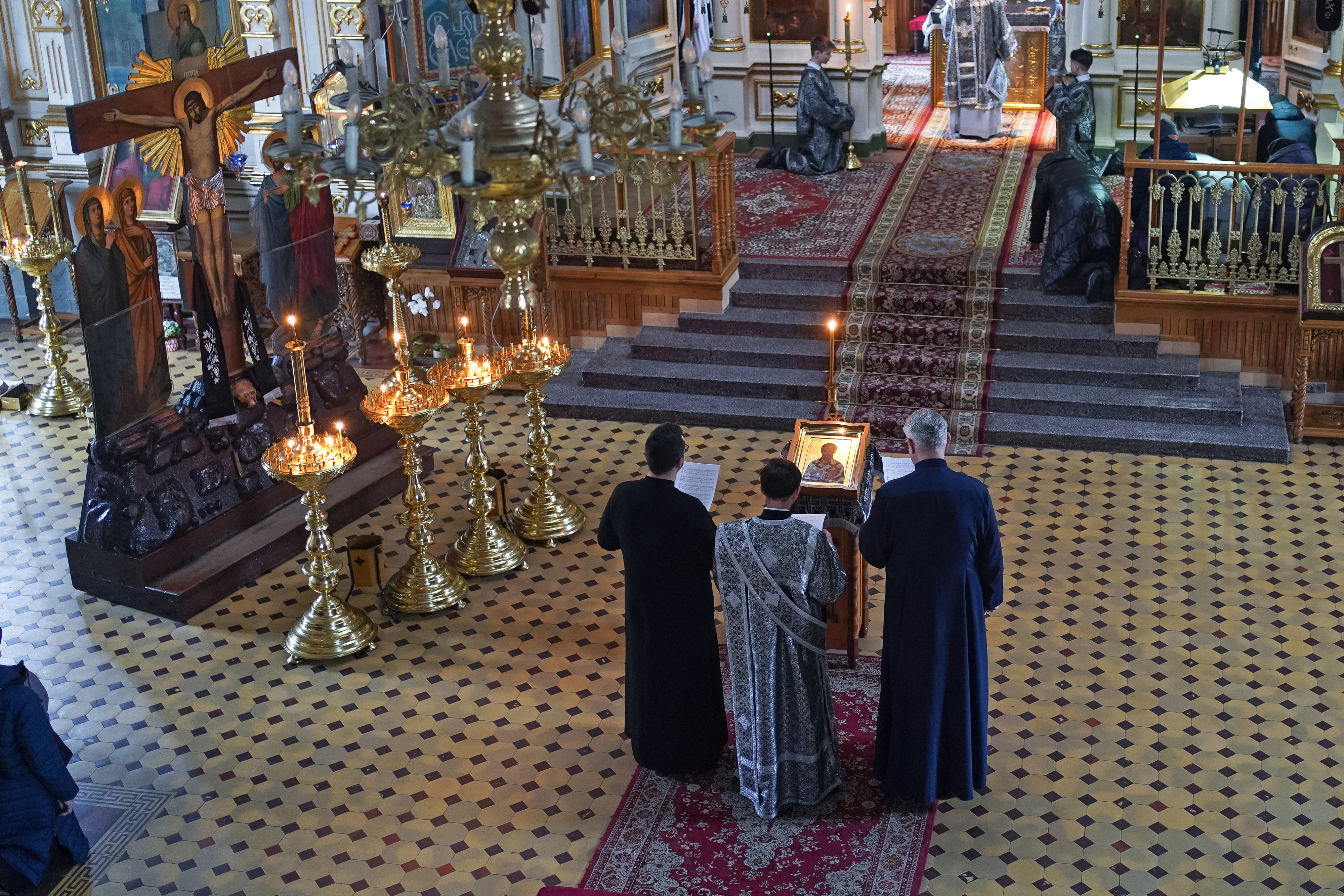 The first Liturgy of the Presanctified Gifts in St. Nicholas Cathedral in Białystok