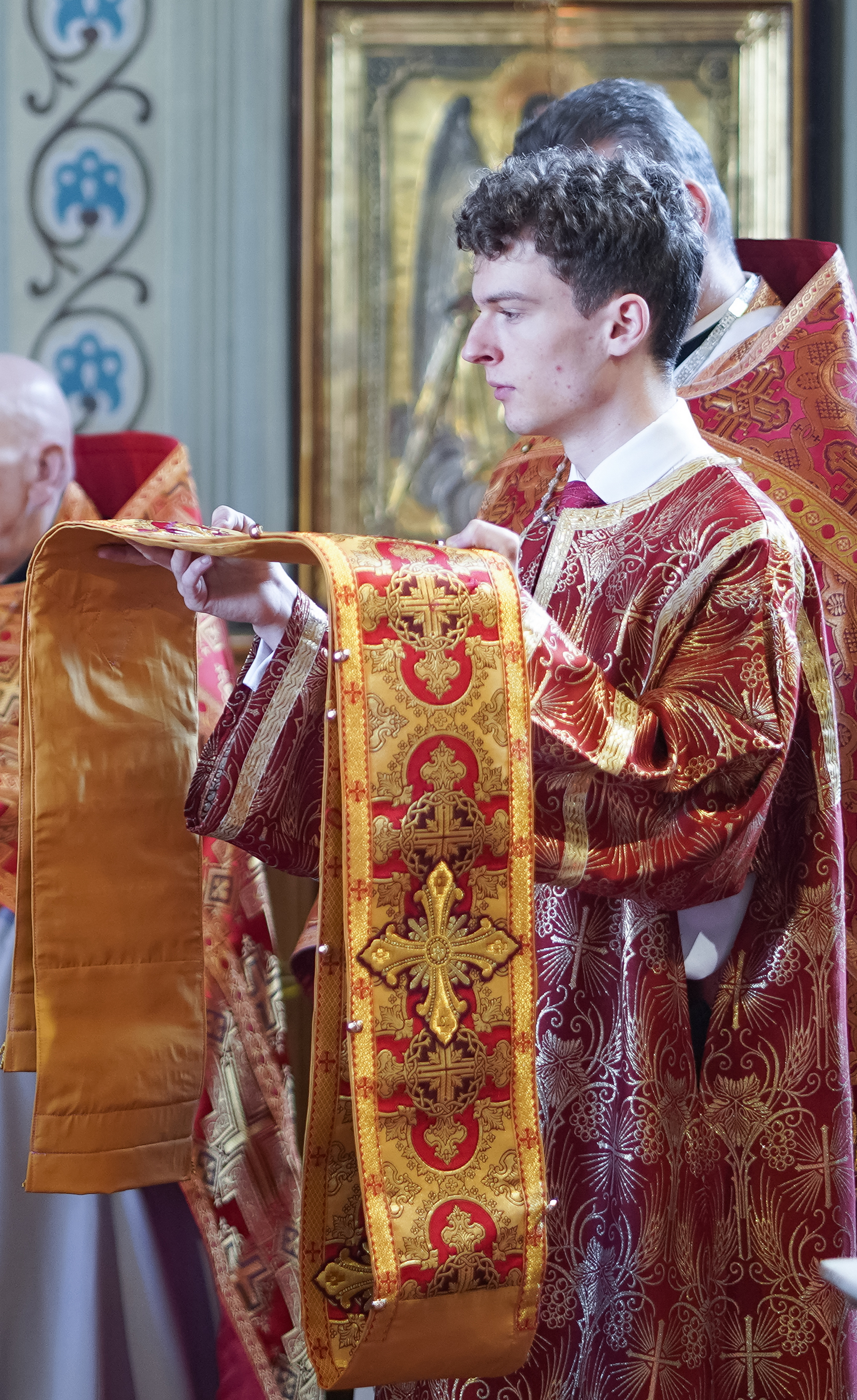 The Divine Liturgy on Sunday of the Adoration of the Holy Cross in St. Nicholas Cathedral, Białystok