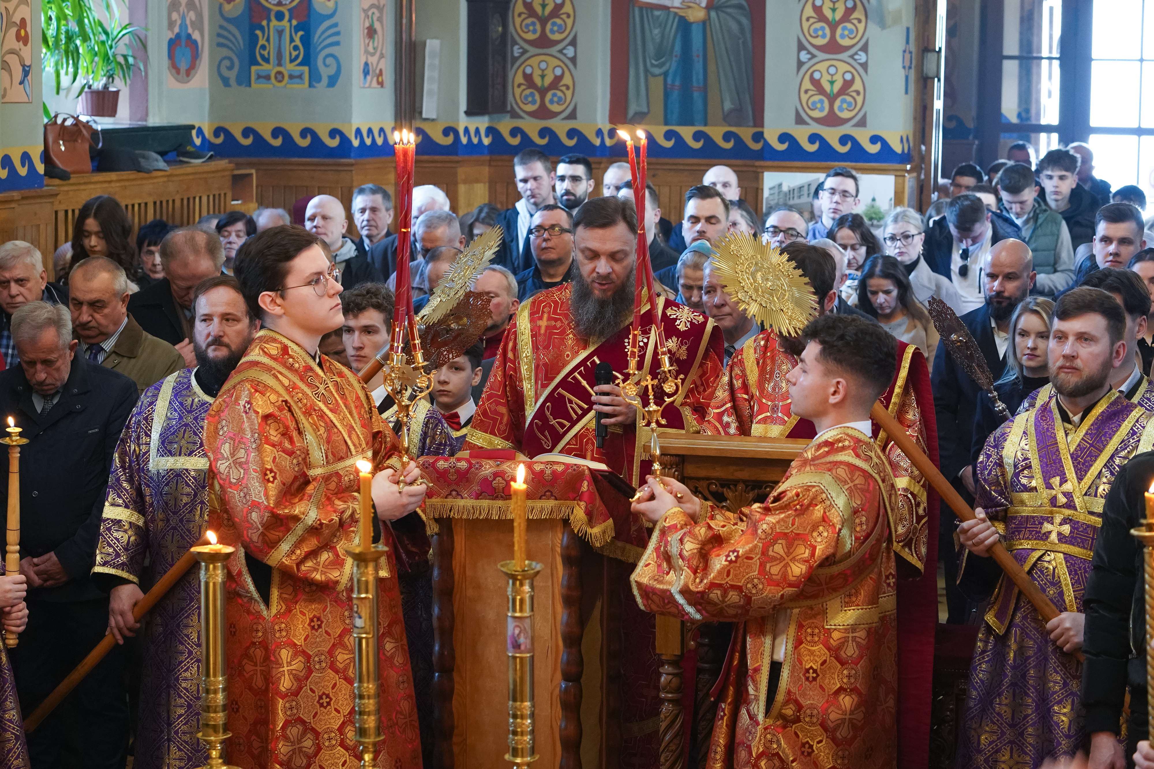 The Divine Liturgy on Sunday of the Adoration of the Holy Cross in St. Nicholas Cathedral, Białystok