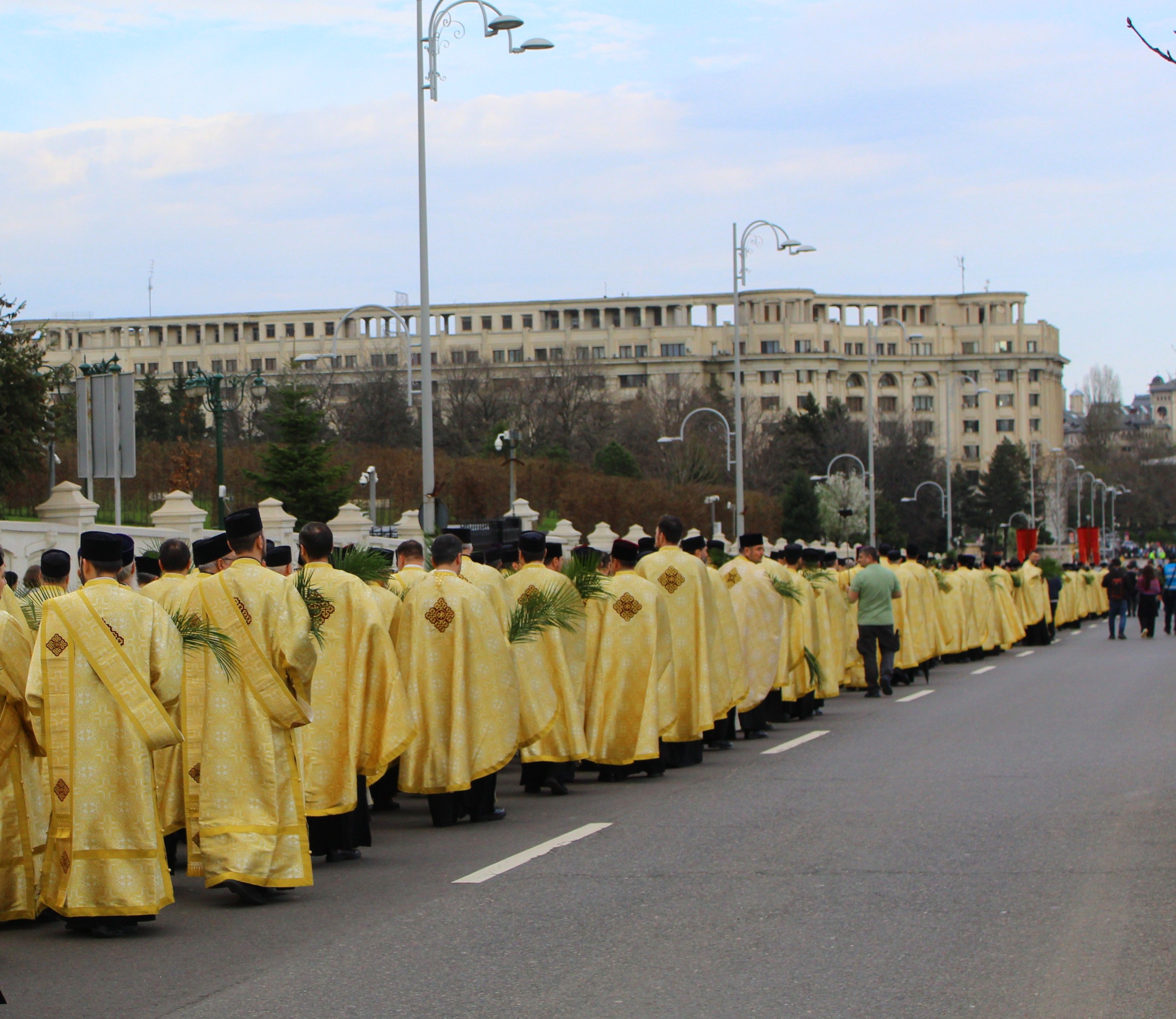 Palm pilgrimage in Romania