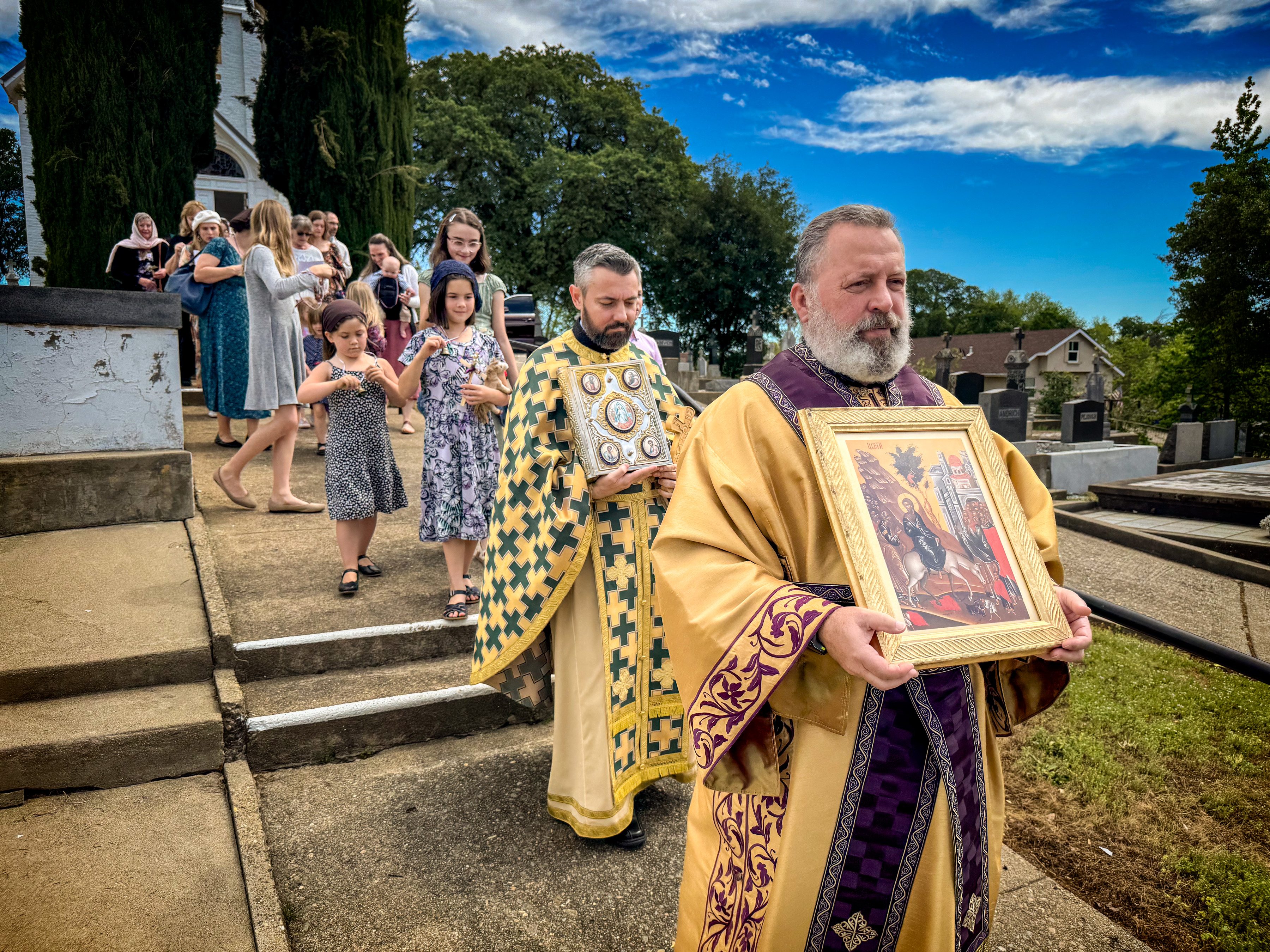 Palm Sunday–Цвети–Cveti–St. Sava, Jackson, California, USA