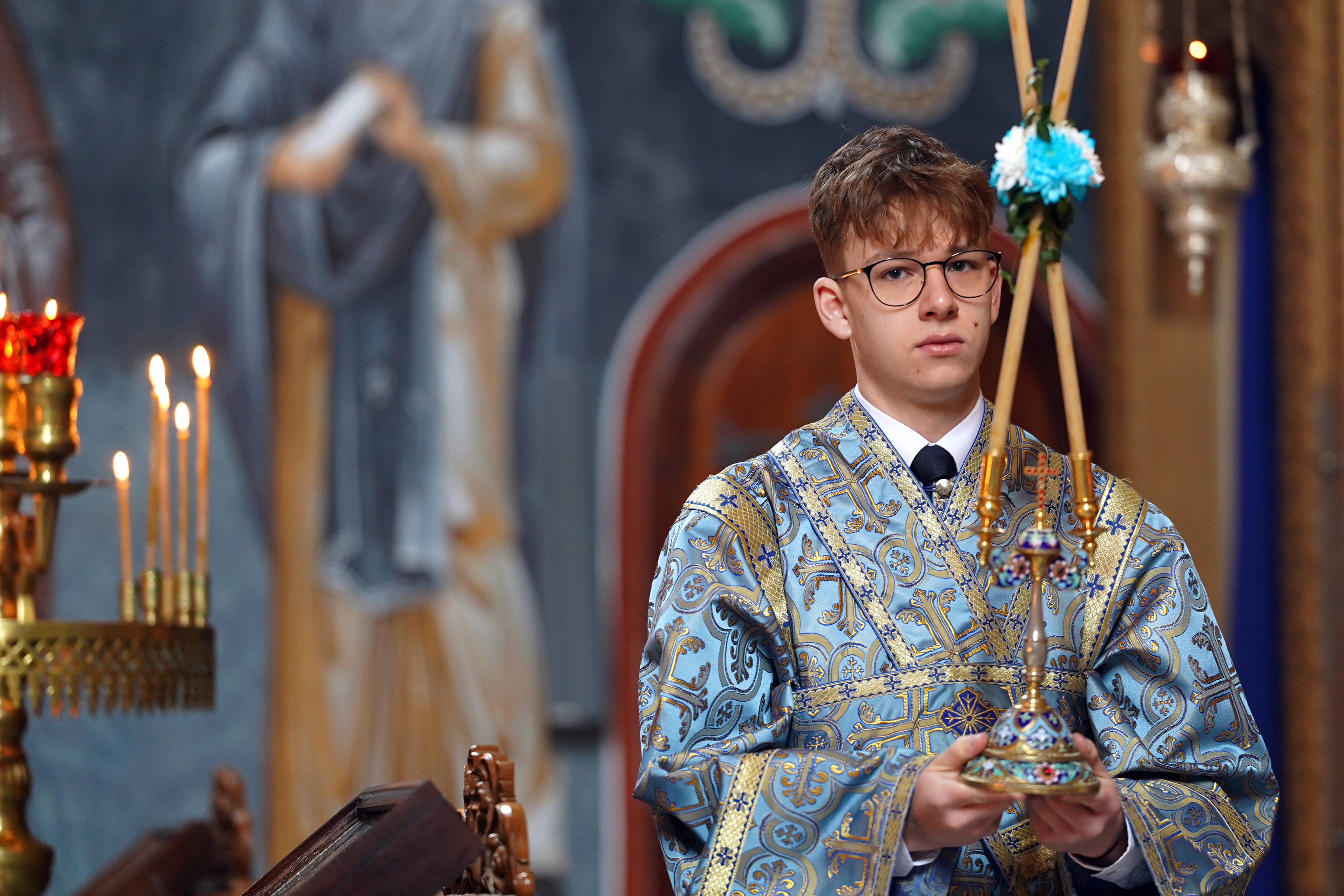 The Annunciation feast in Supraśl Monastery
