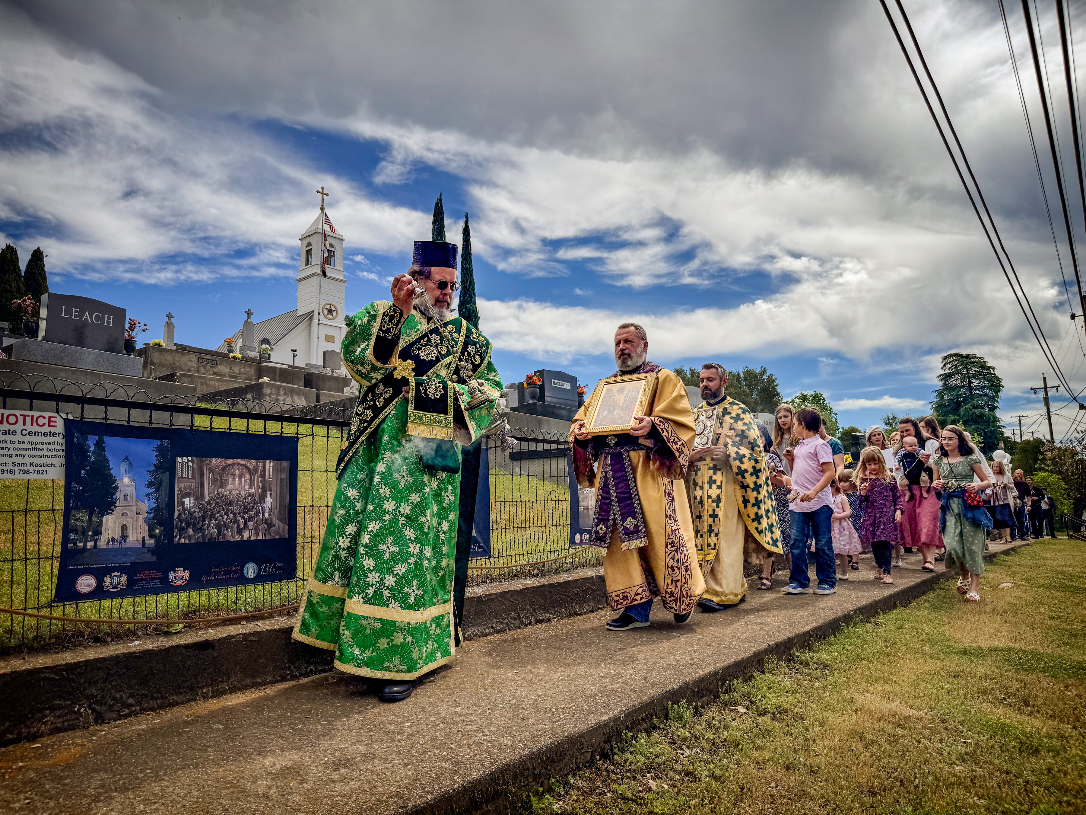 Palm Sunday–Цвети–Cveti–St. Sava, Jackson, California, USA
