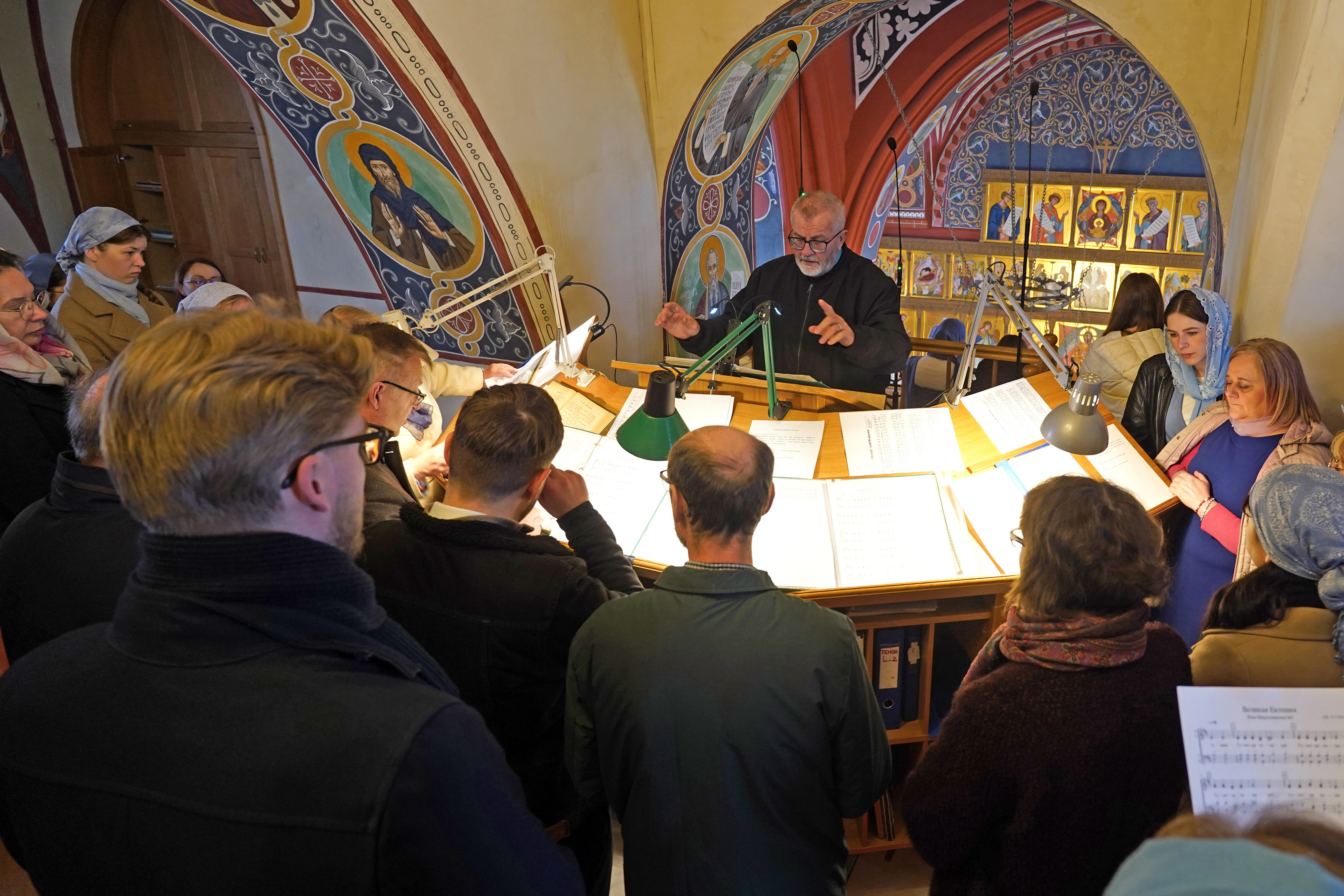The Annunciation feast in Supraśl Monastery