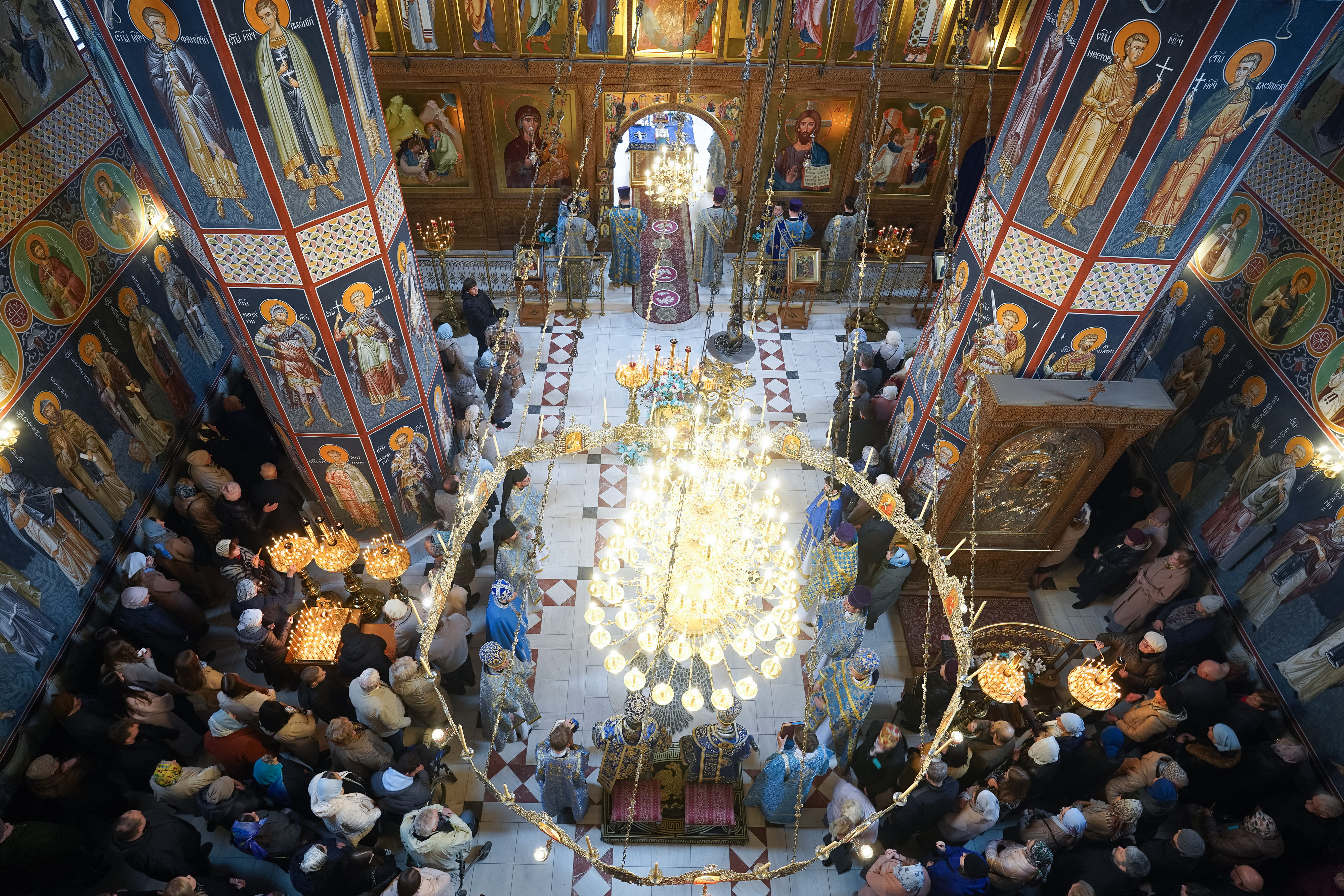 The Annunciation feast in Supraśl Monastery 