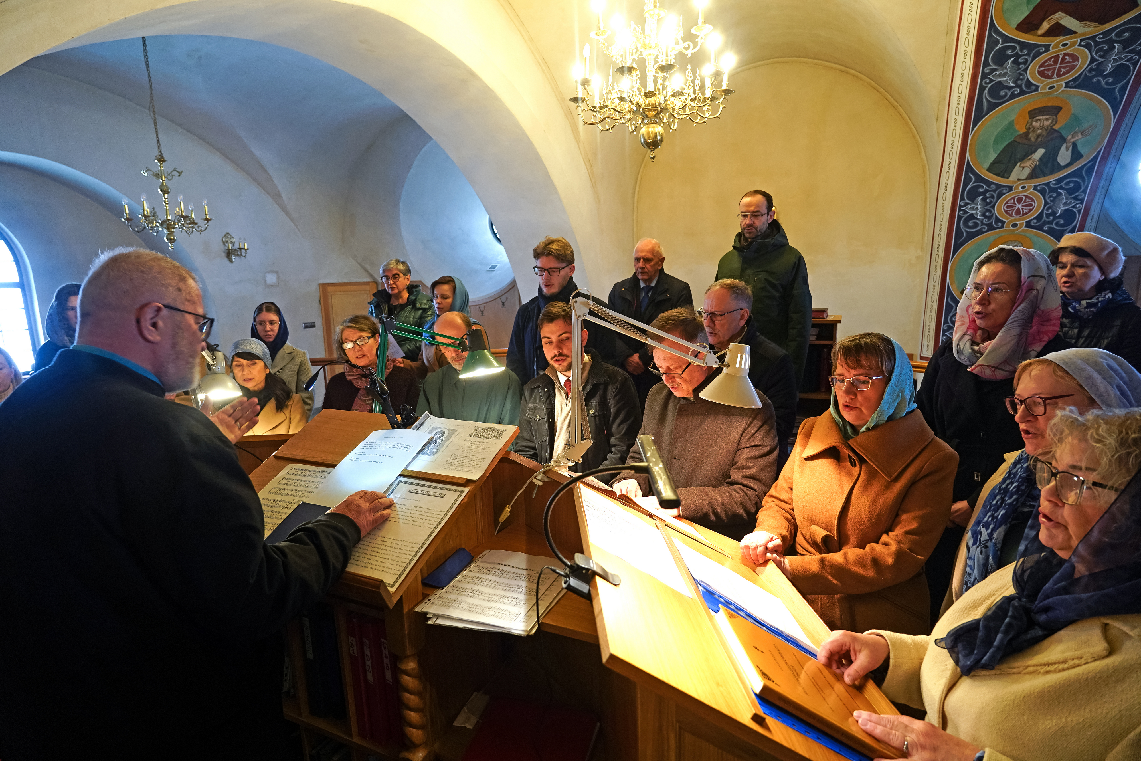 The Annunciation feast in Supraśl Monastery 