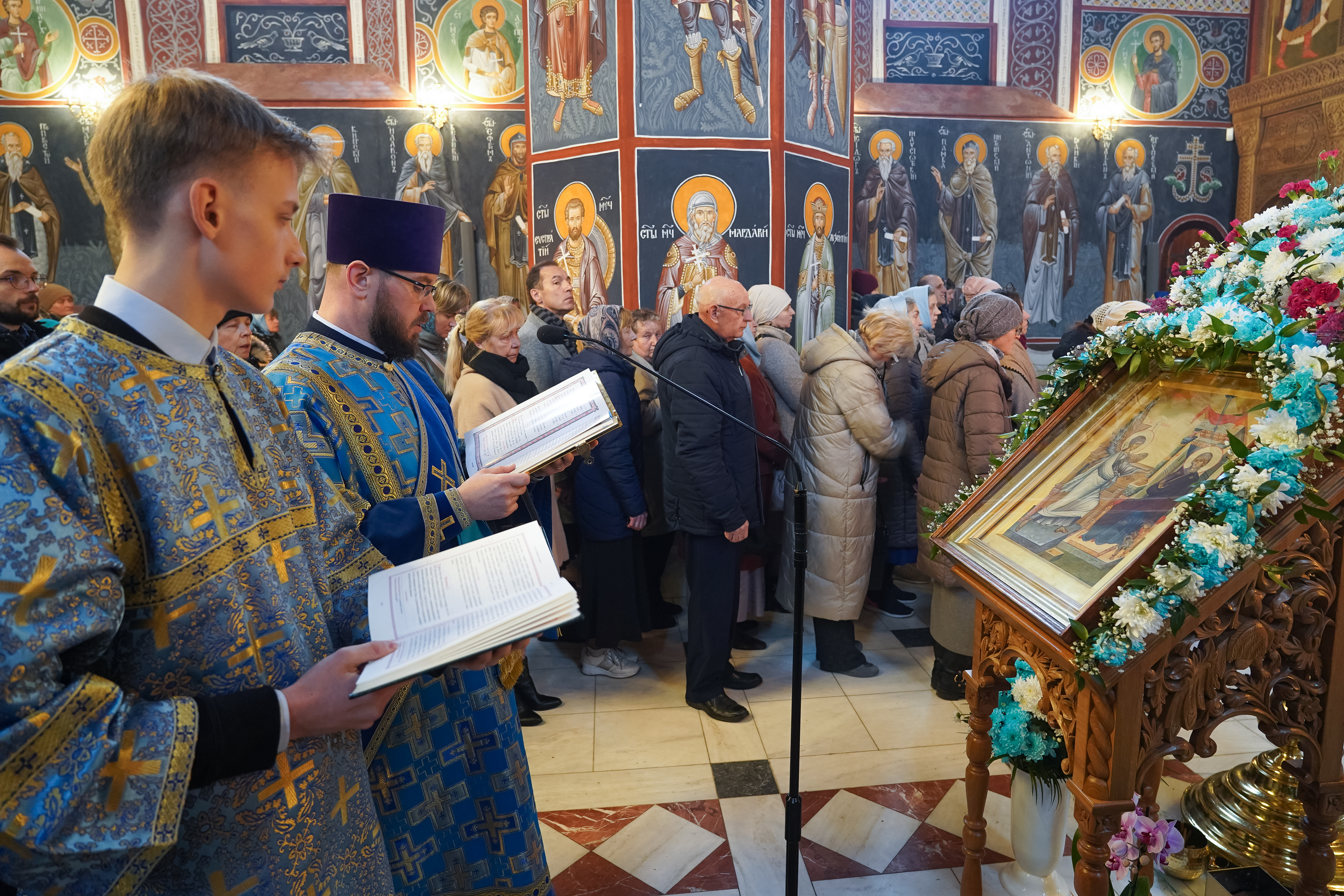The Annunciation feast in Supraśl Monastery