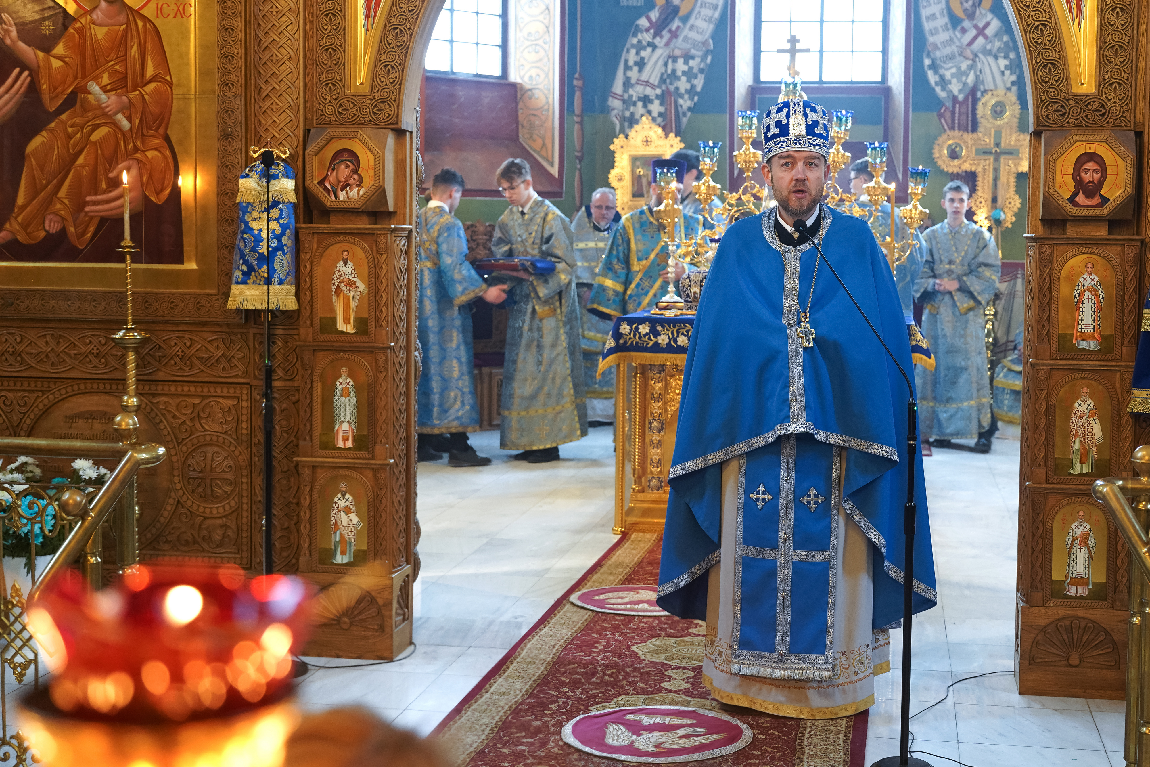 The Annunciation feast in Supraśl Monastery