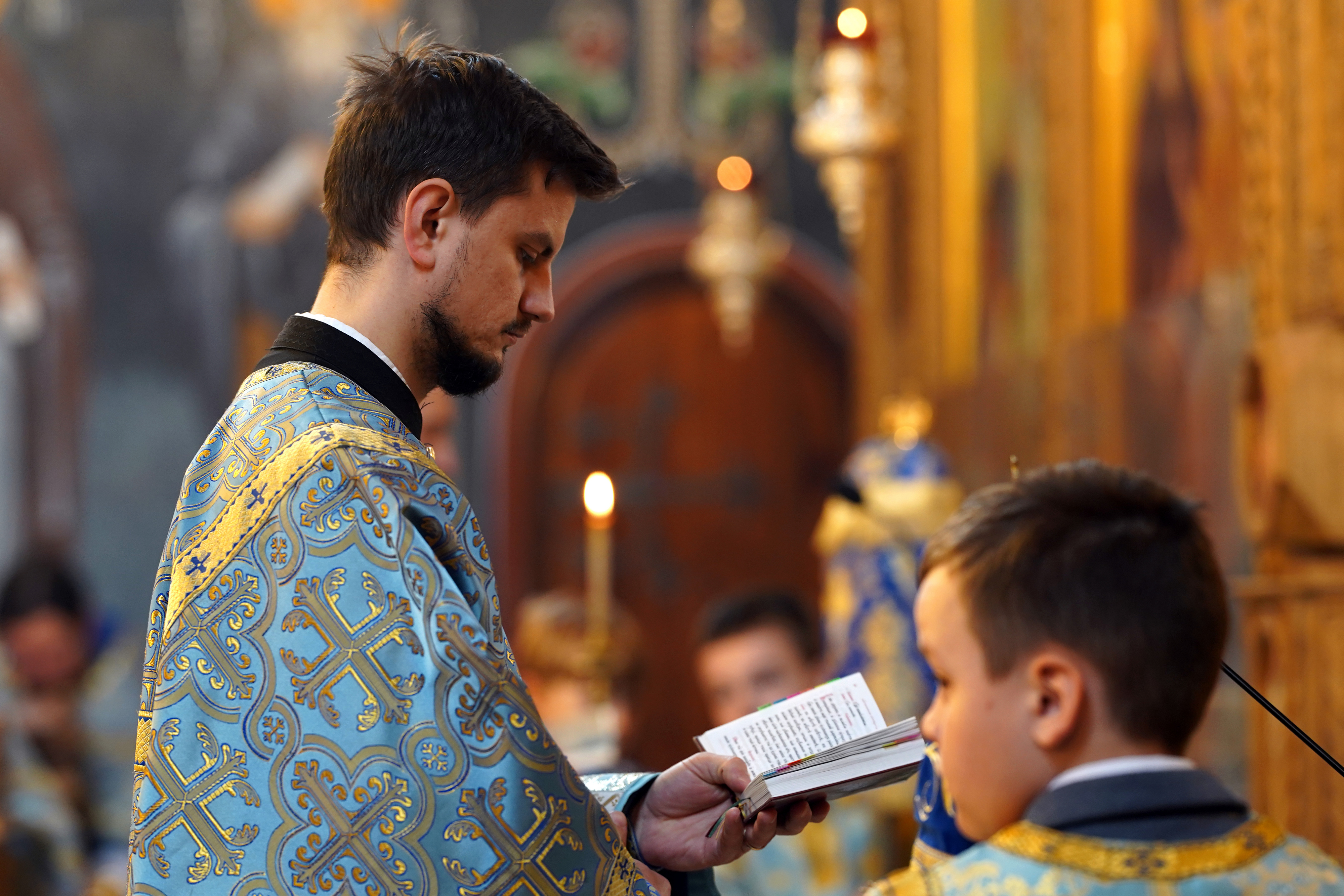 The Annunciation feast in Supraśl Monastery
