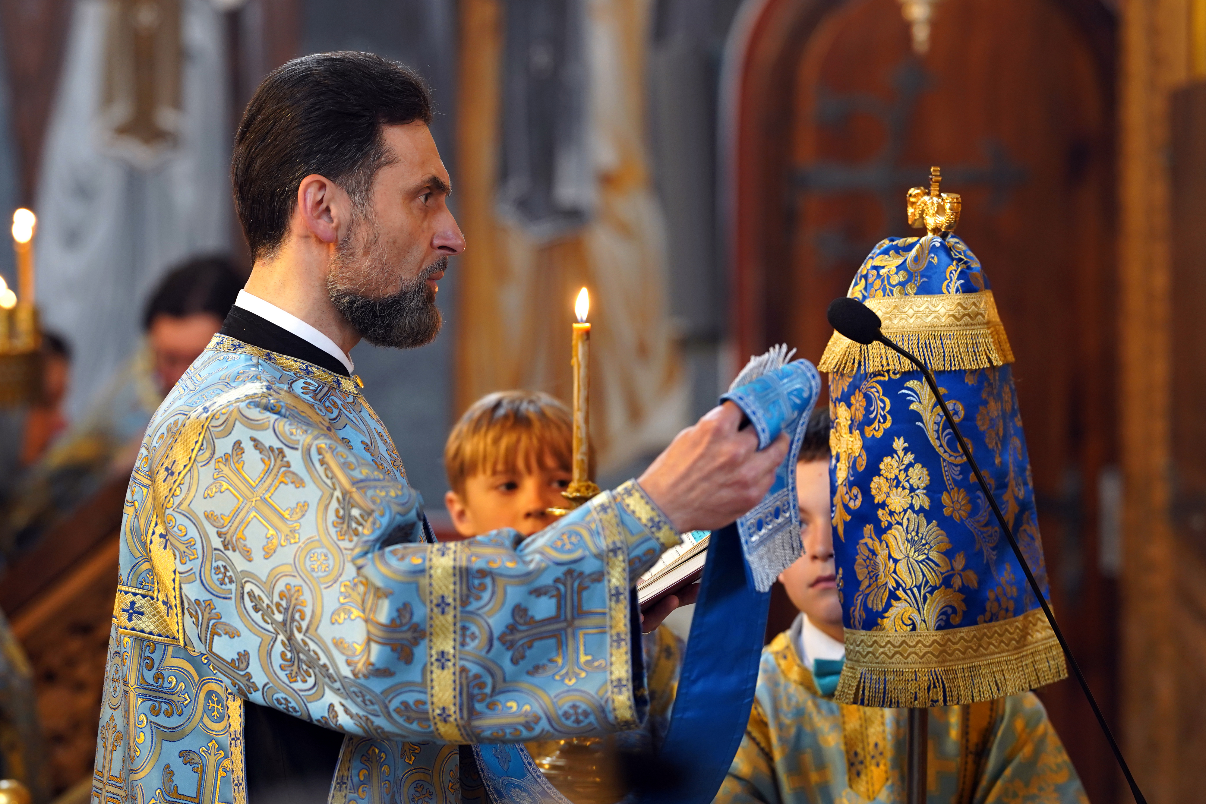 The Annunciation feast in Supraśl Monastery
