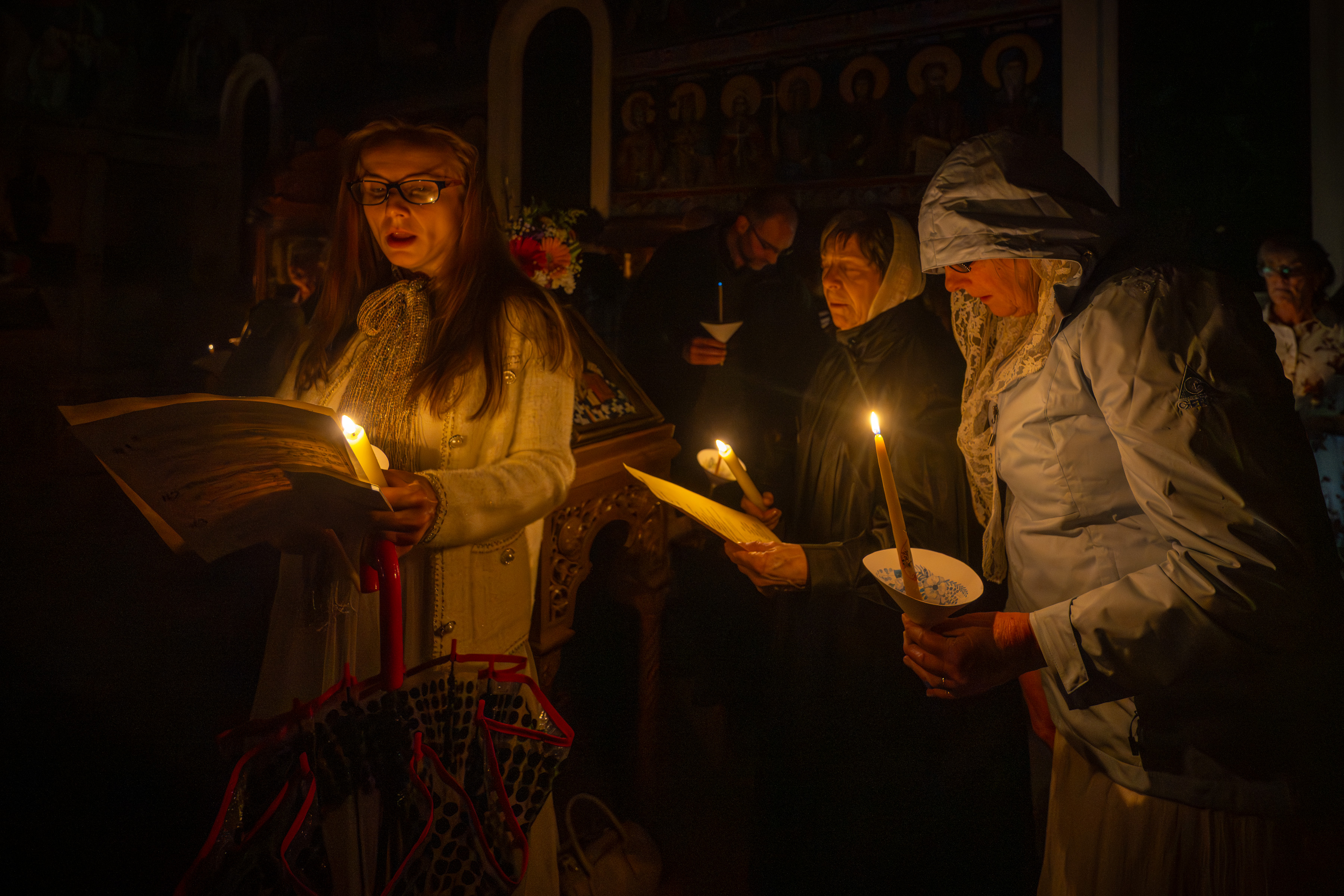 Paschal Matins, Holy Saturday, California, USA