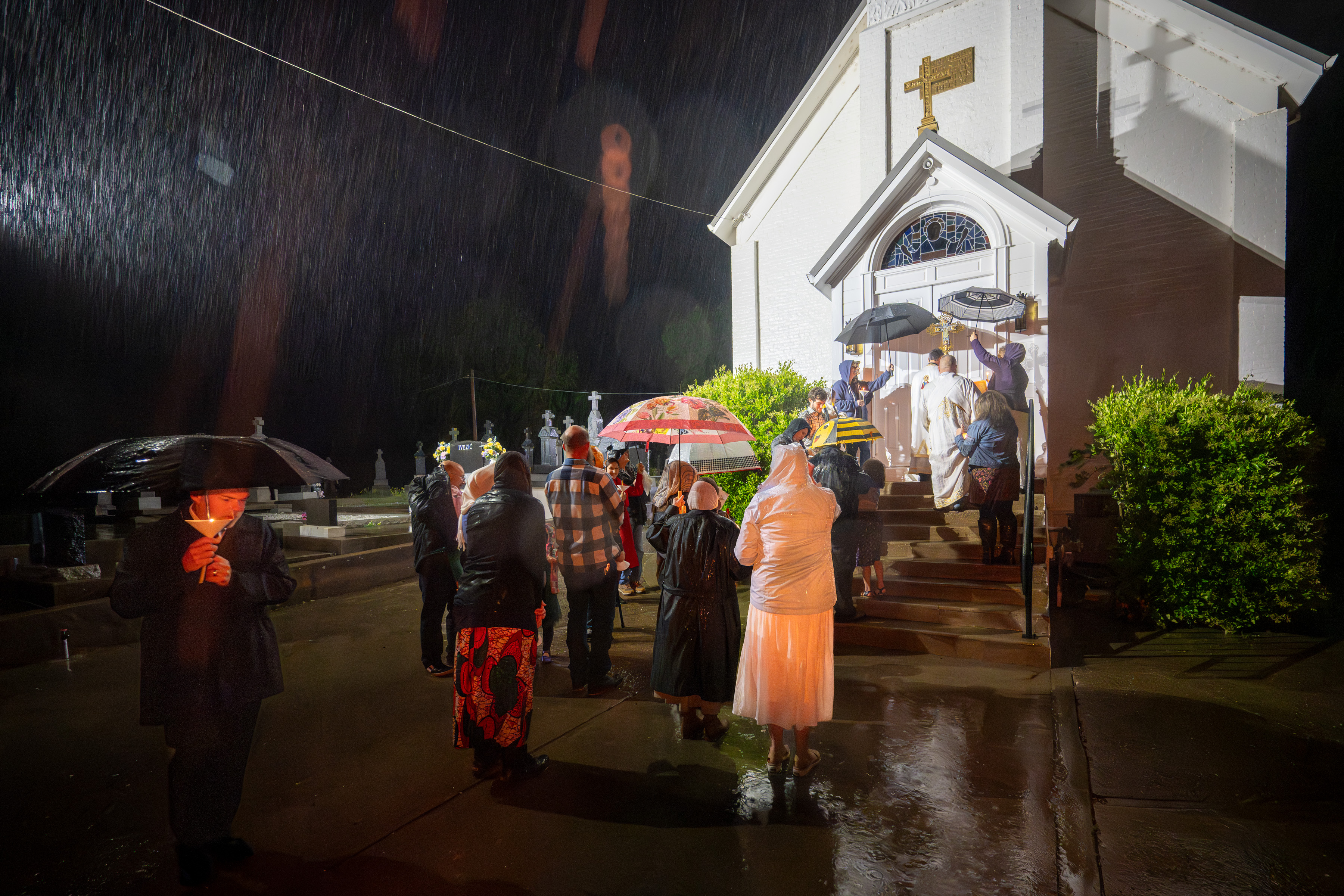 Paschal Matins, Holy Saturday, California, USA