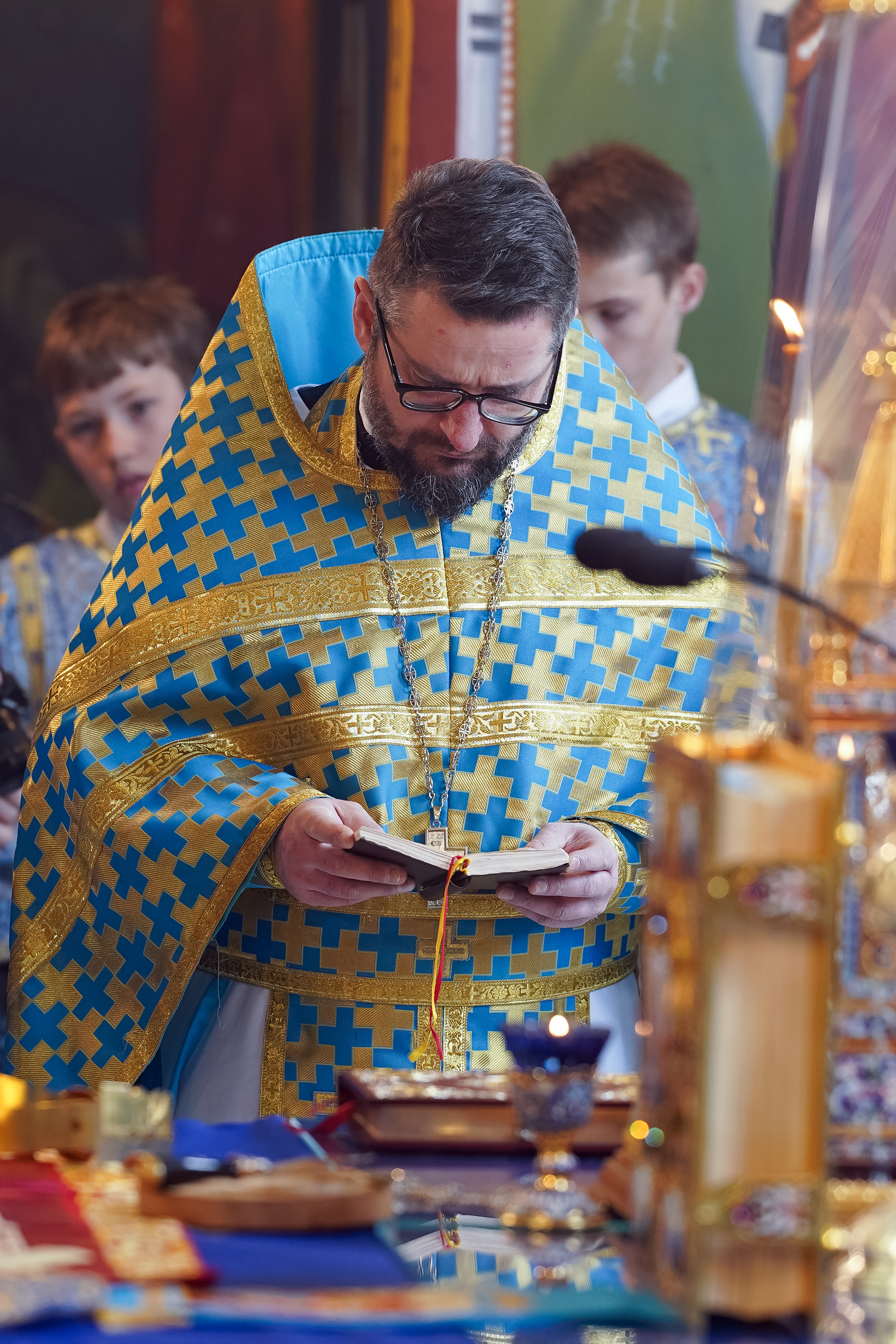 The Annunciation feast in Supraśl Monastery