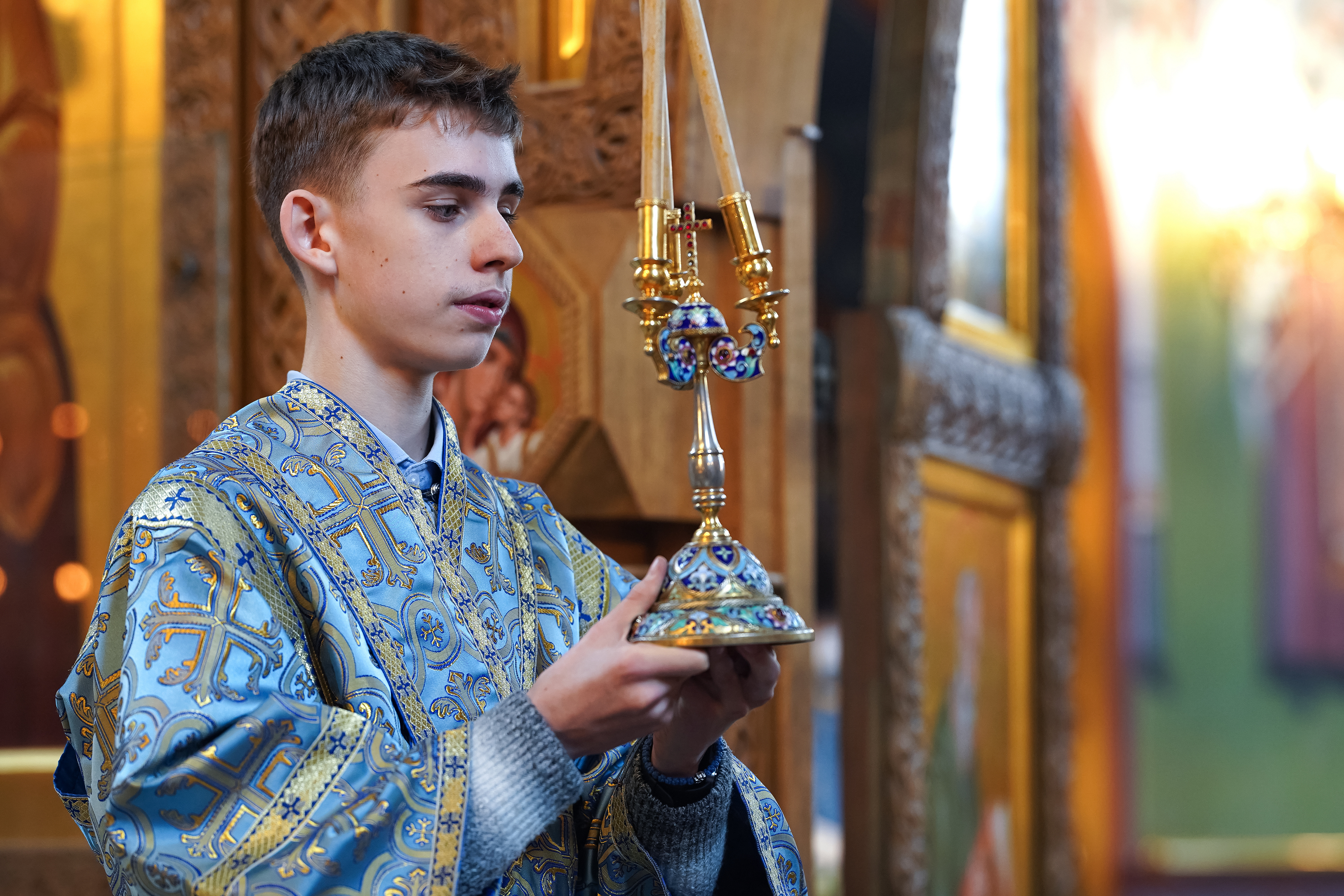 The Annunciation feast in Supraśl Monastery