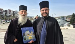 jarek 
 Photo in front of the Ressurection Cathedral in Podgorica