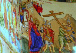 anamariaavram 
 The Crucifixion of the Lord-Mosaic Fresco 