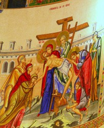 anamariaavram 
 The Crucifixion of the Lord-Mosaic Fresco 