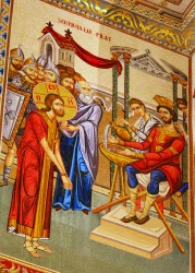 anamariaavram 
 Our Lord in front of Pilat-Mosaic Fresco