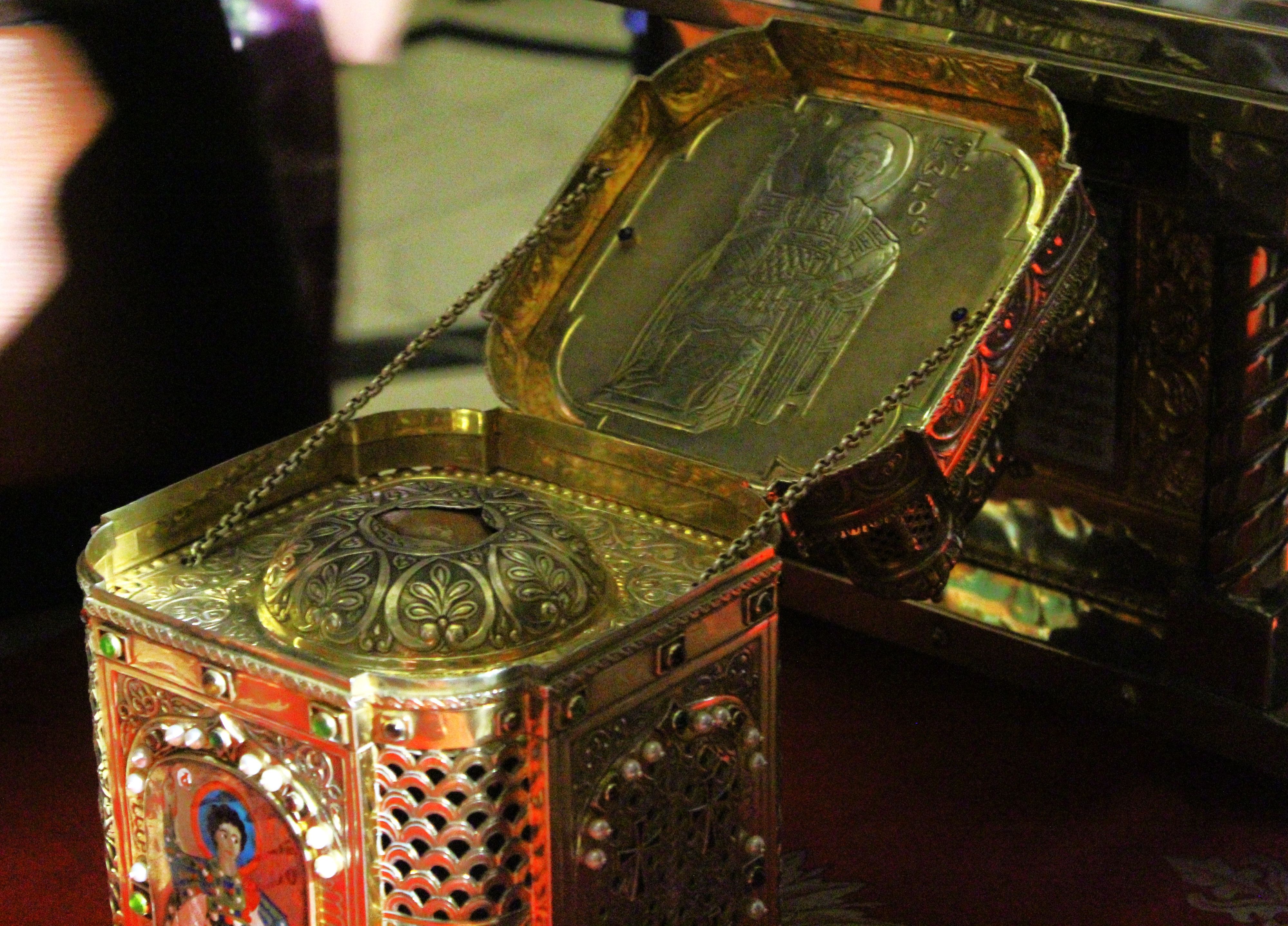 Relics of St. George at Pantocrator Monastery