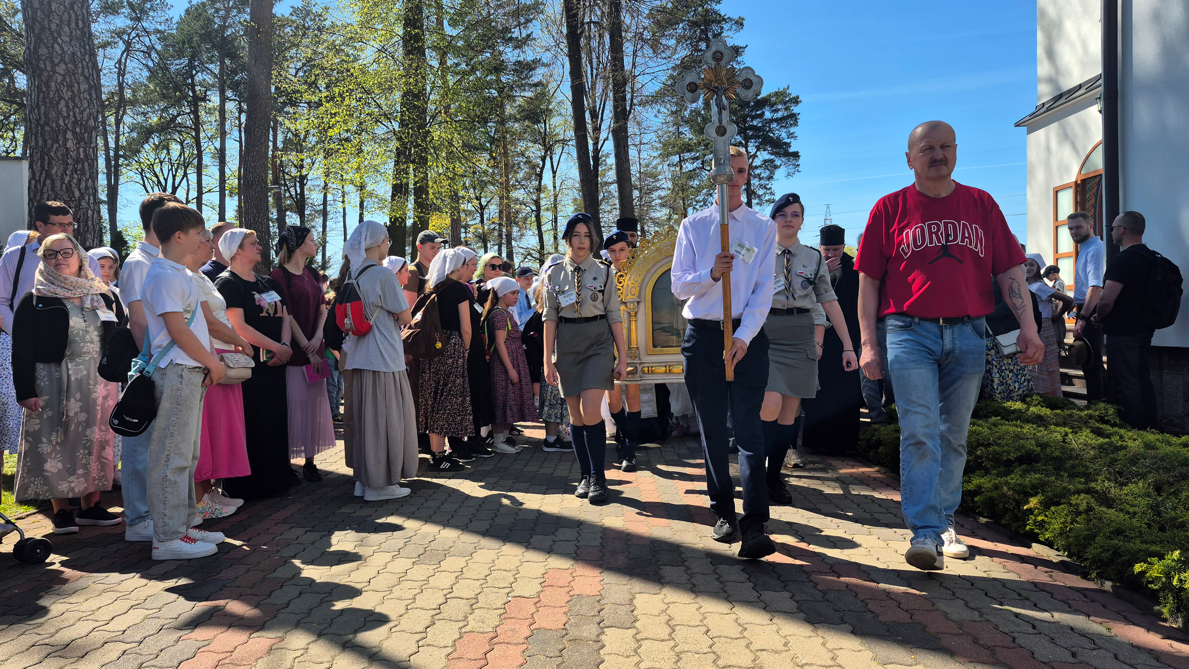 The pilgromage from Białystok to Zwierki Convent on the occassion of St. Gabriel of Zabłudów feast