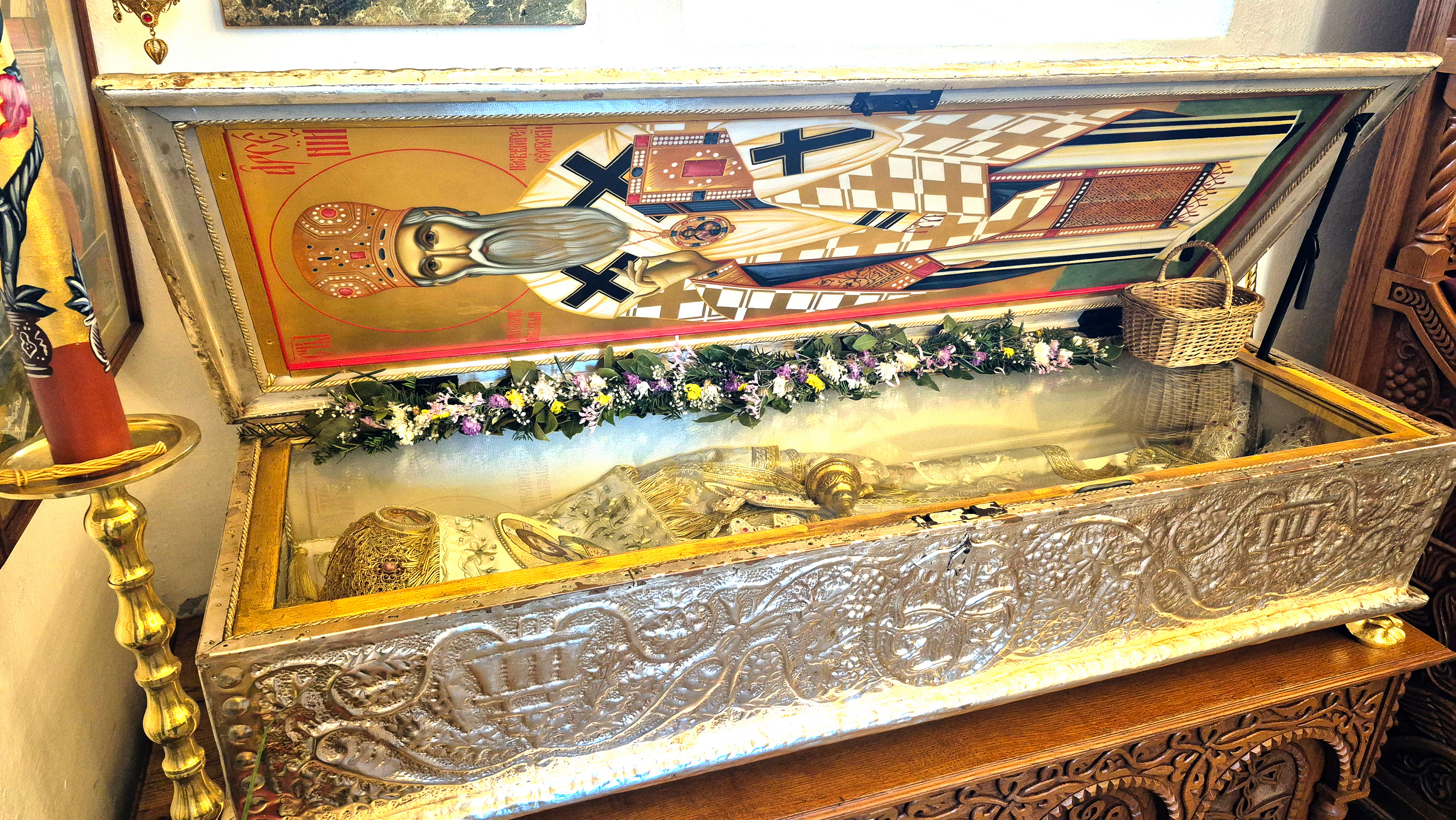 St. Arsenius reliquary in Zdrebaonik Convent