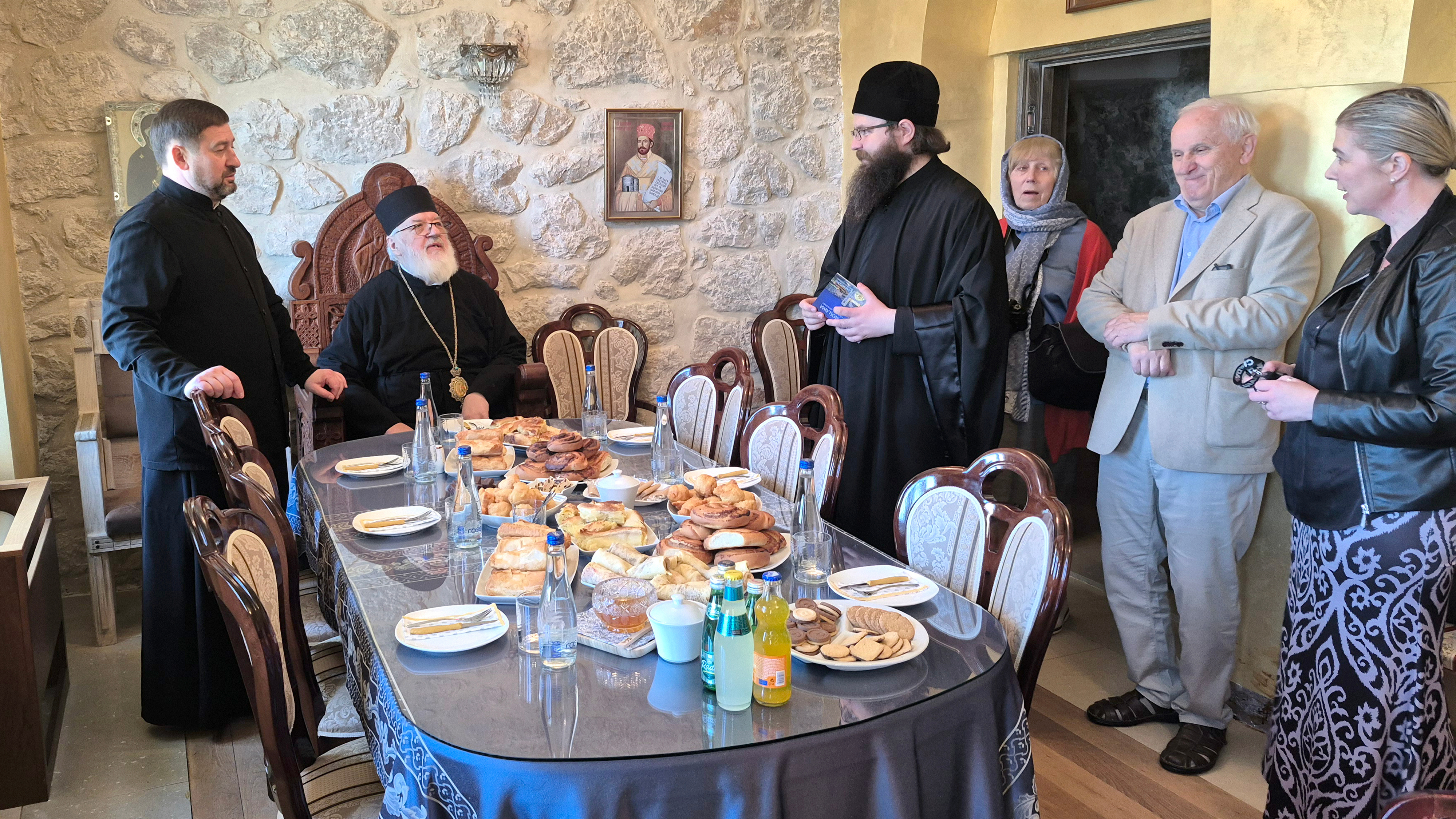 Bishop Warsonofiusz visit to Ostrog Monastery