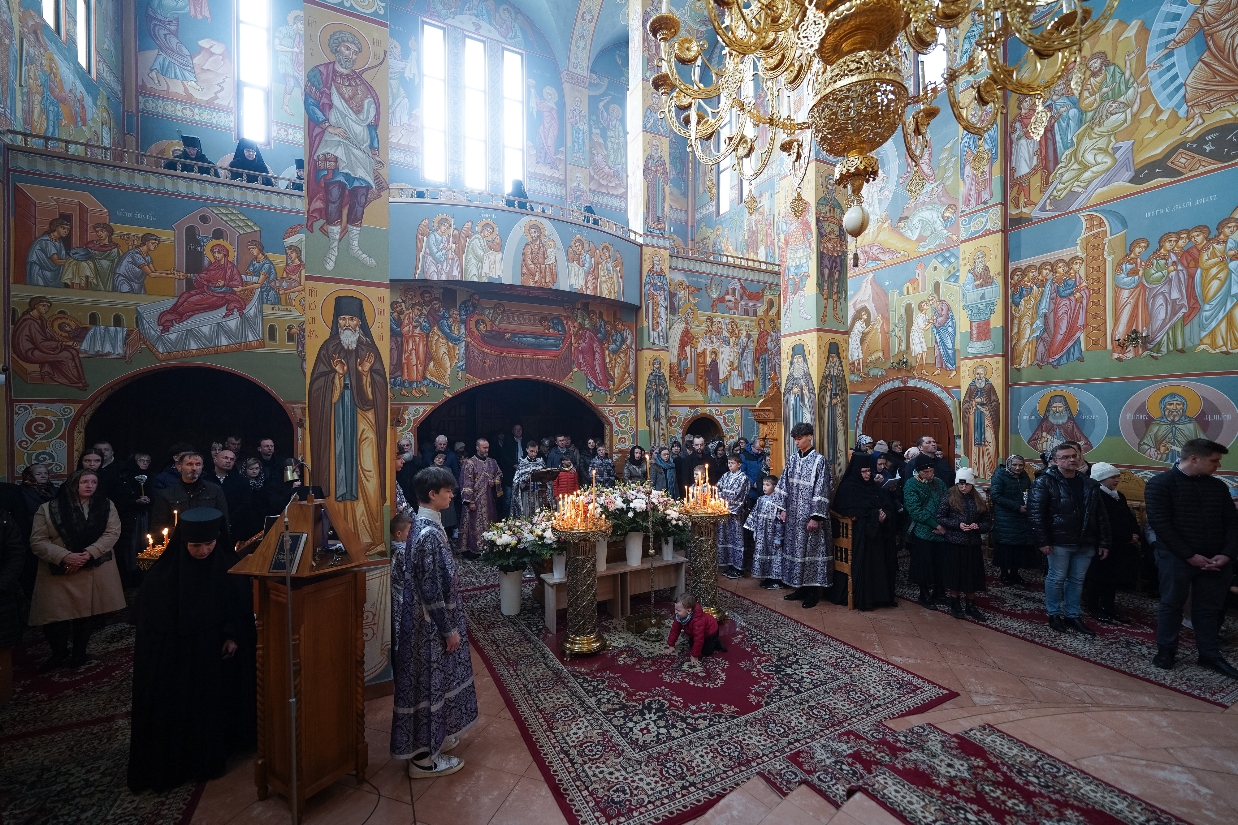 Tha Passion Friday service in Zwierki Convent