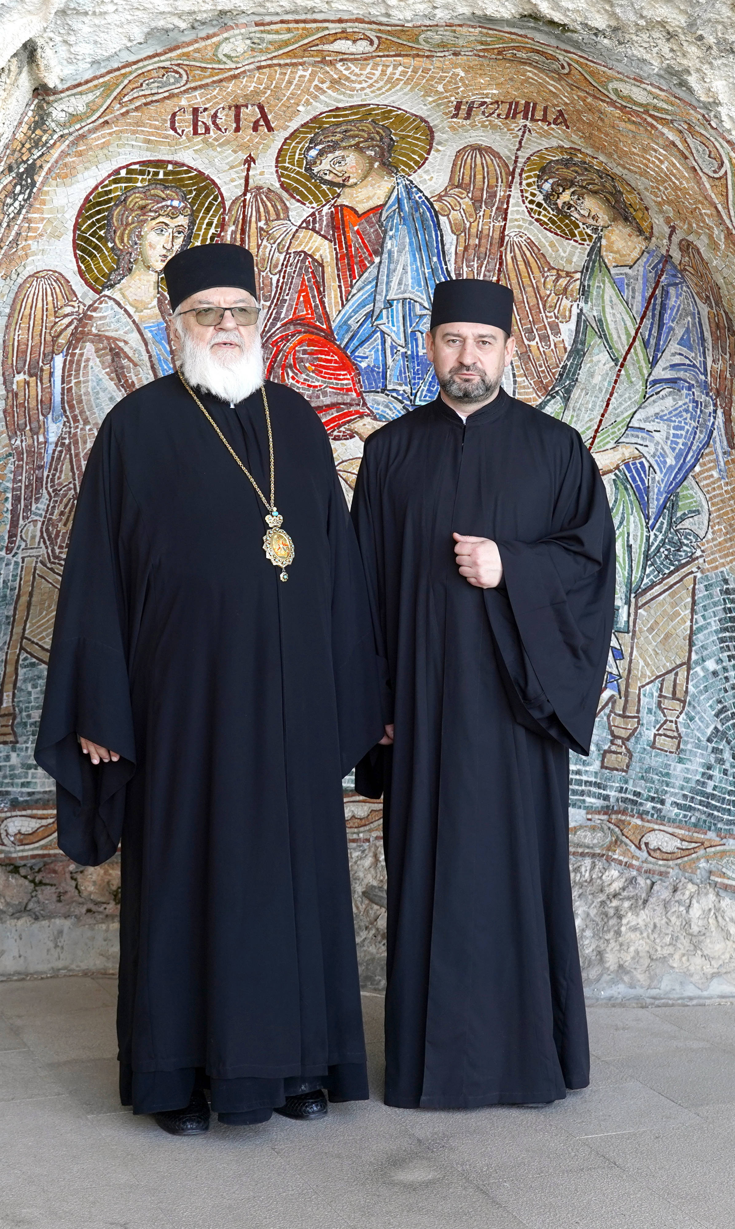 Bishop Warsonofiusz visit to Ostrog Monastery