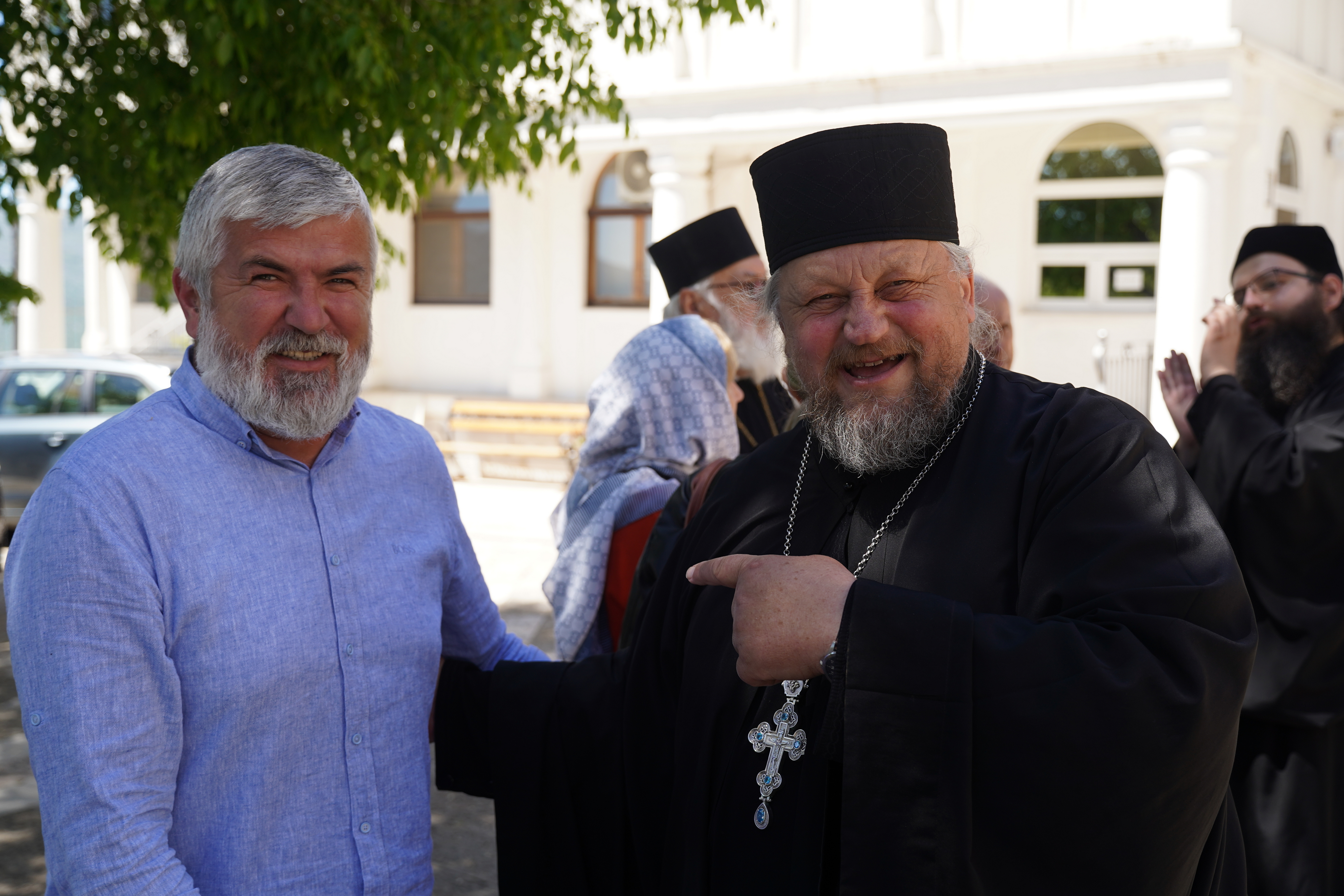 Friends in Ostrog Monastery...