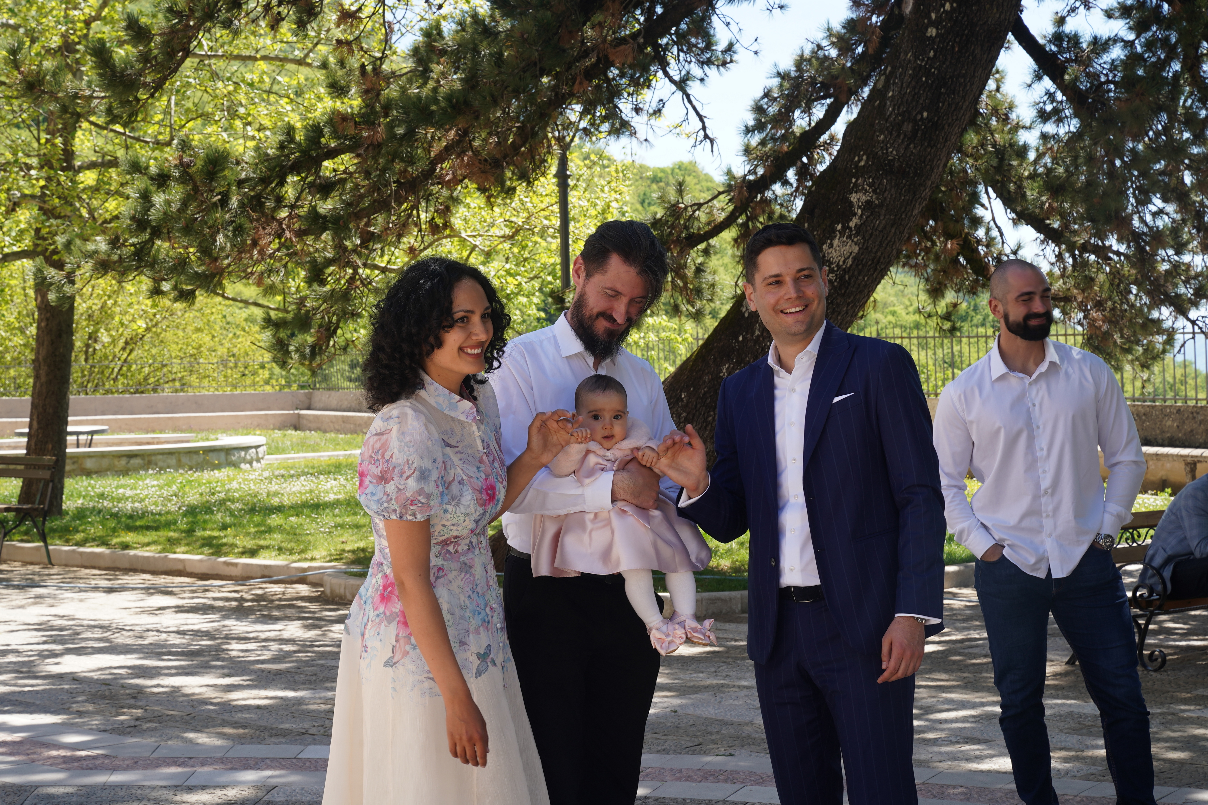 Waiting for baptism in Ostrog Monastery