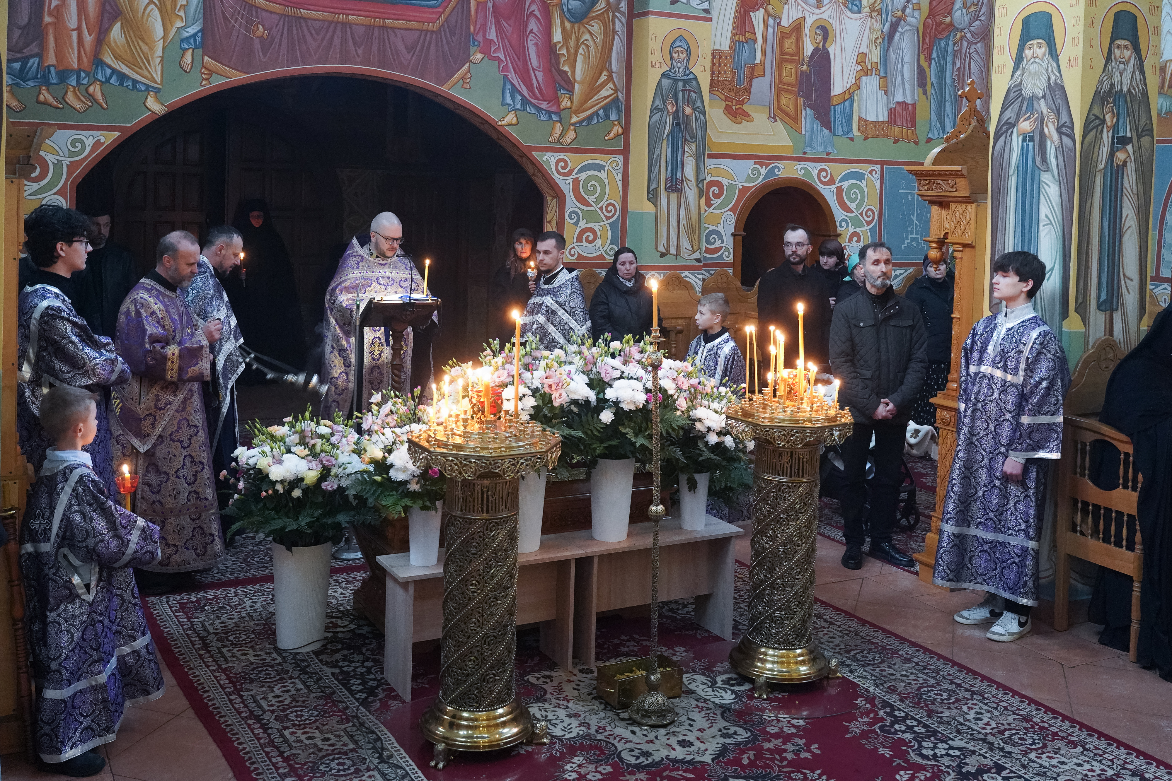 Tha Passion Friday service in Zwierki Convent