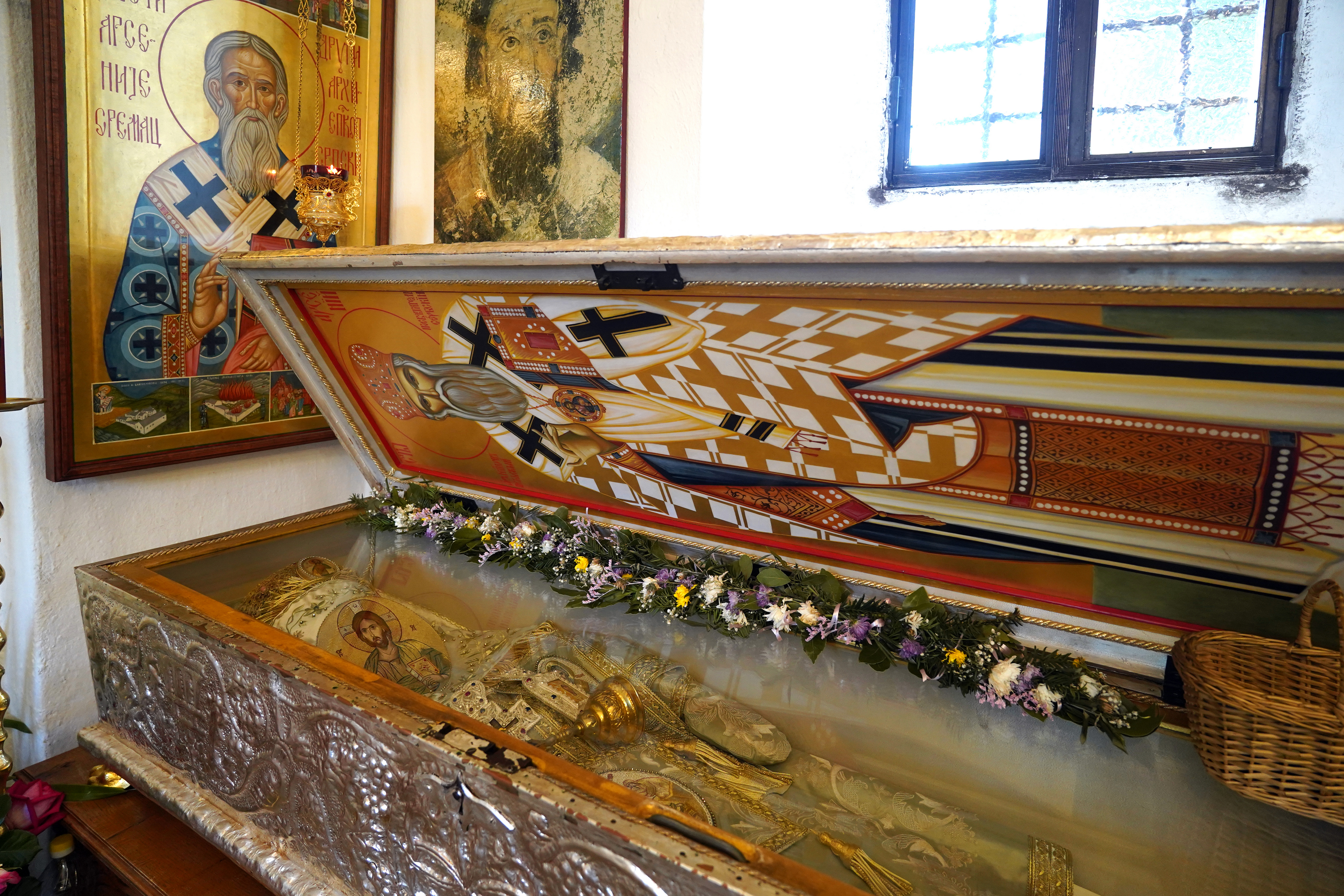 St. Arsenius reliquary in Zdrebaonik Convent