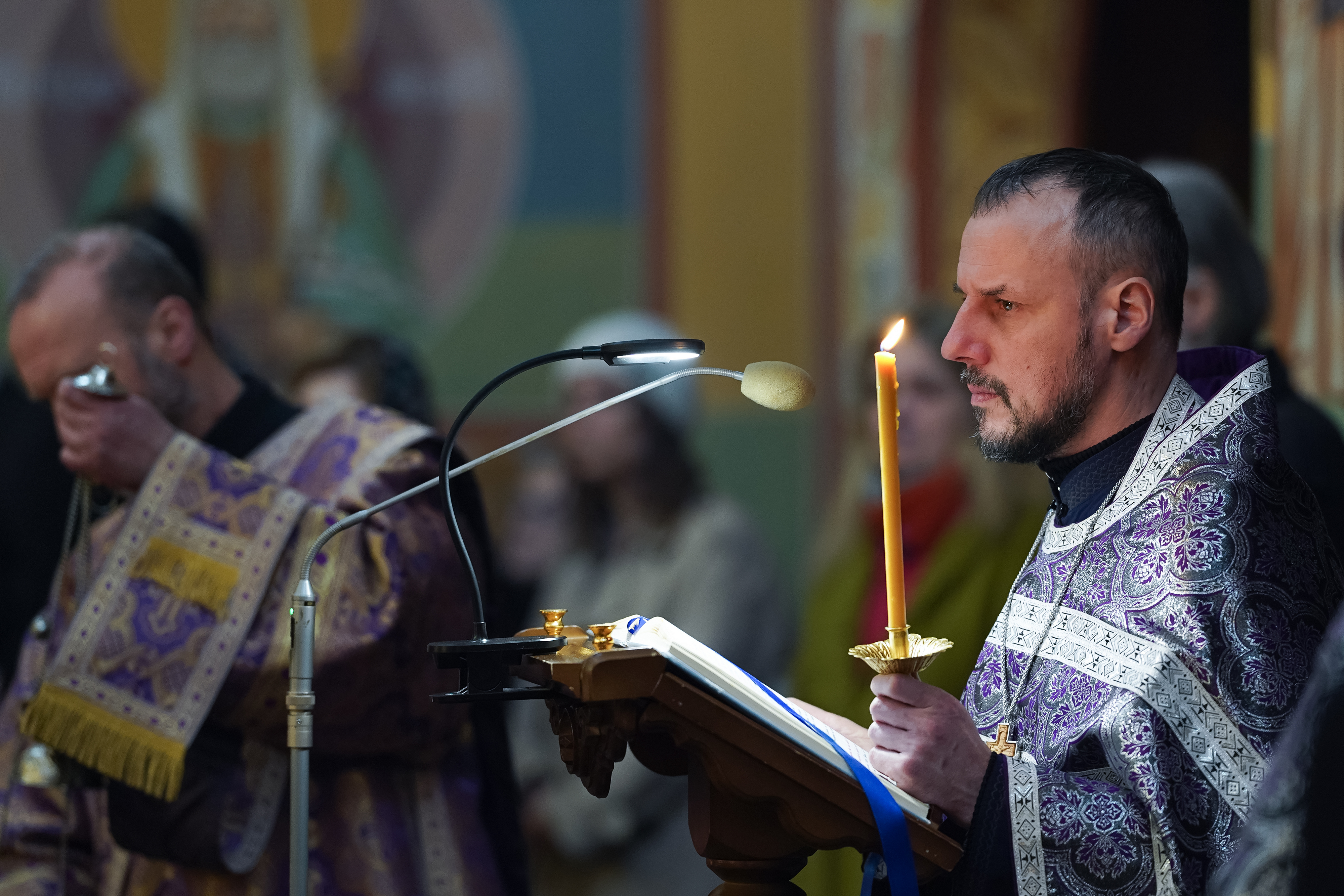 The Passion Friday service in Zwierki Convent
