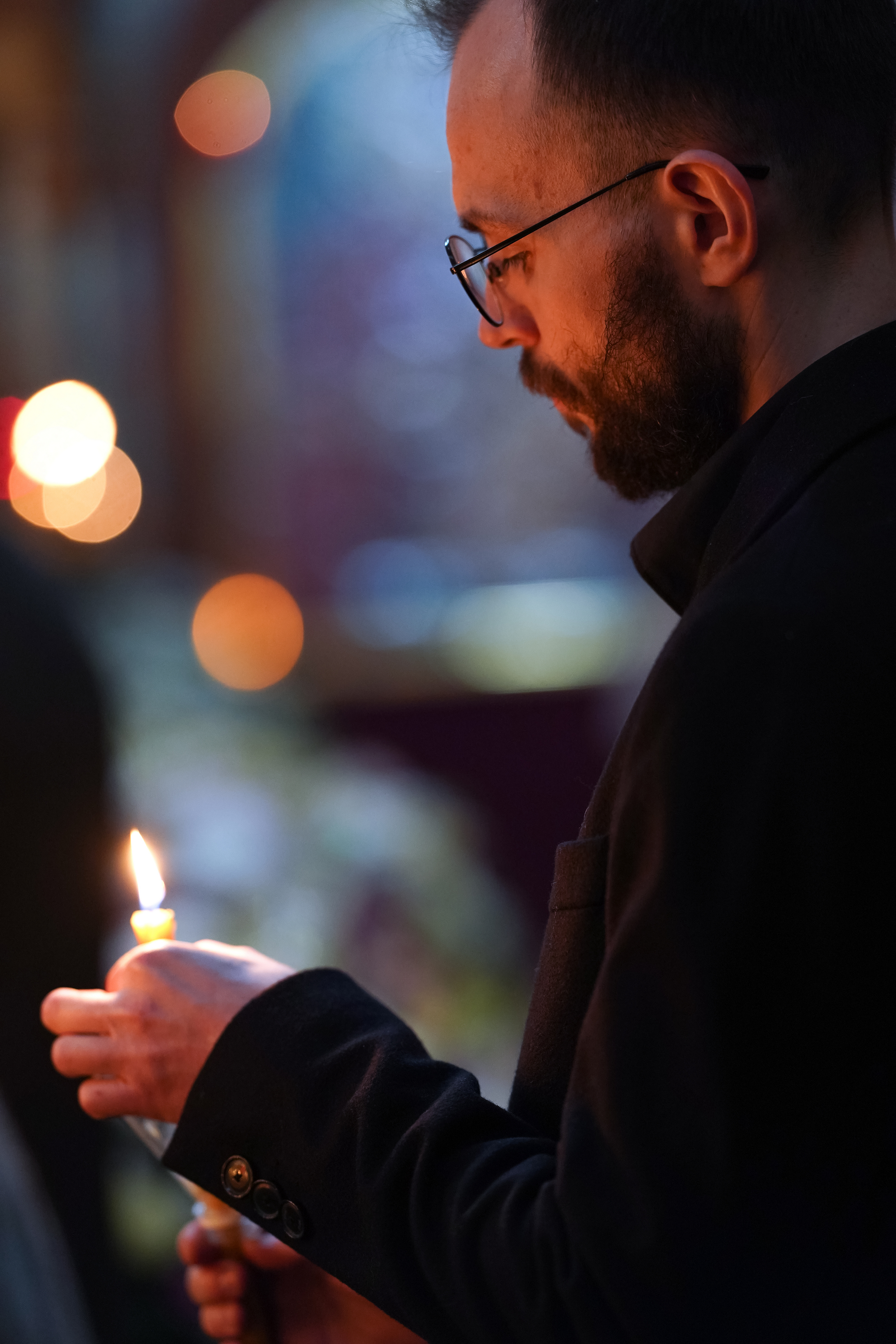 The Passion Friday service in Zwierki Convent